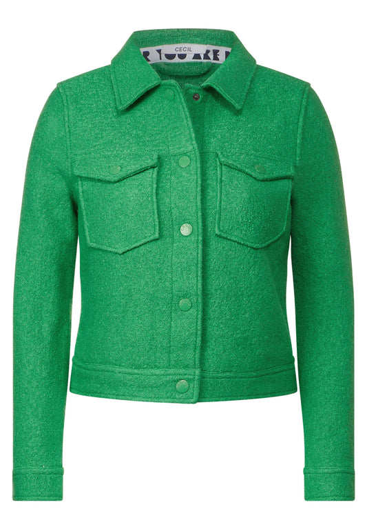 CECIL - Jacke mit Knopfleiste - grün