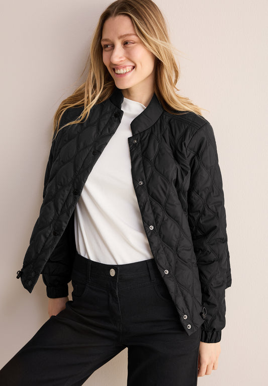 CECIL Gesteppte Jacke - Farbe: Black