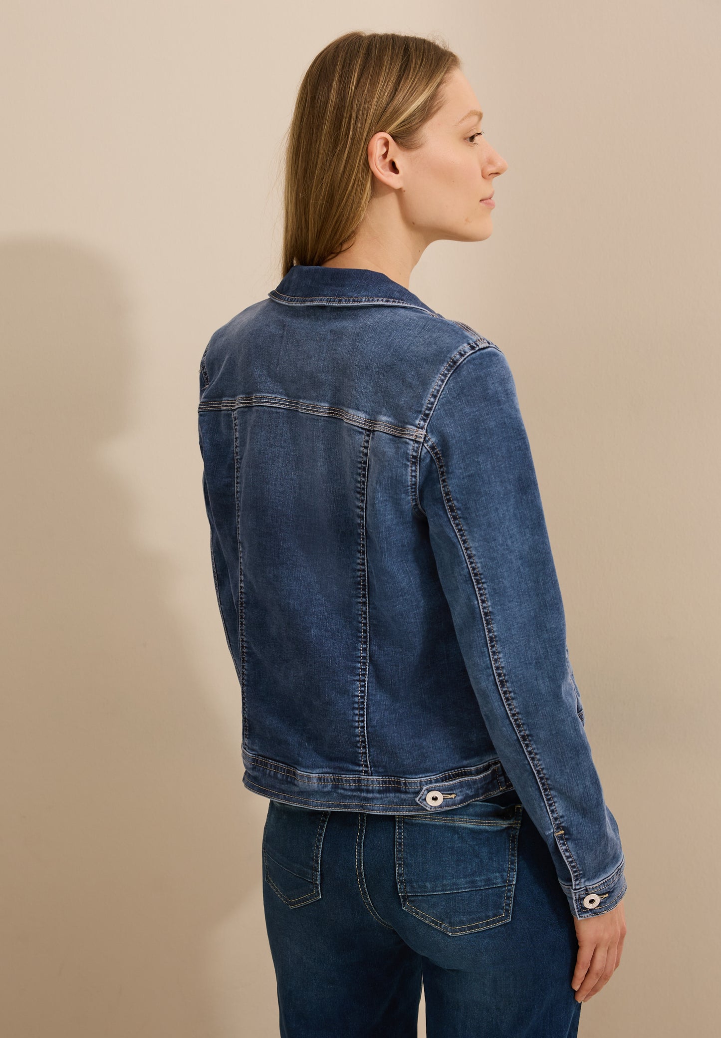 CECIL Jeansjacke - Farbe: mid blue wash