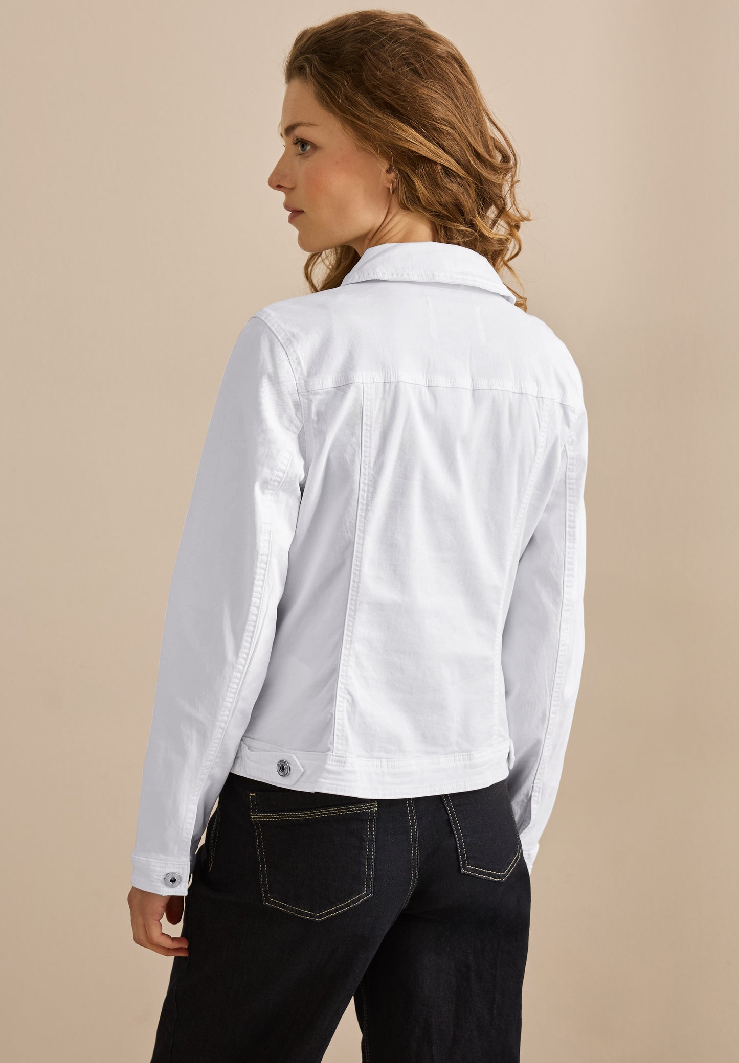 CECIL Jeansjacke mit Taschen - Farbe: White