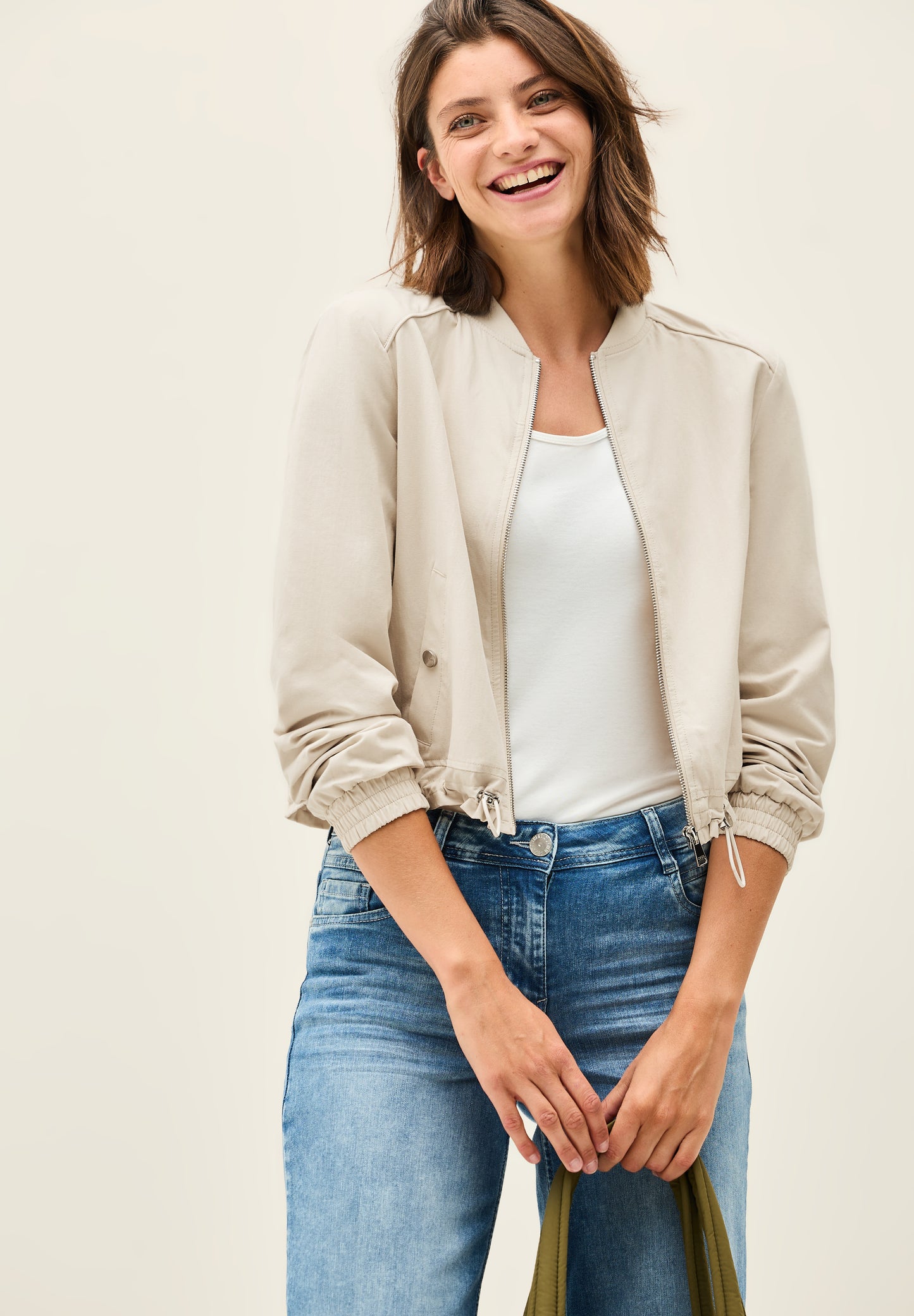 CECIL Kurzer Blouson - Farbe: pearl beige