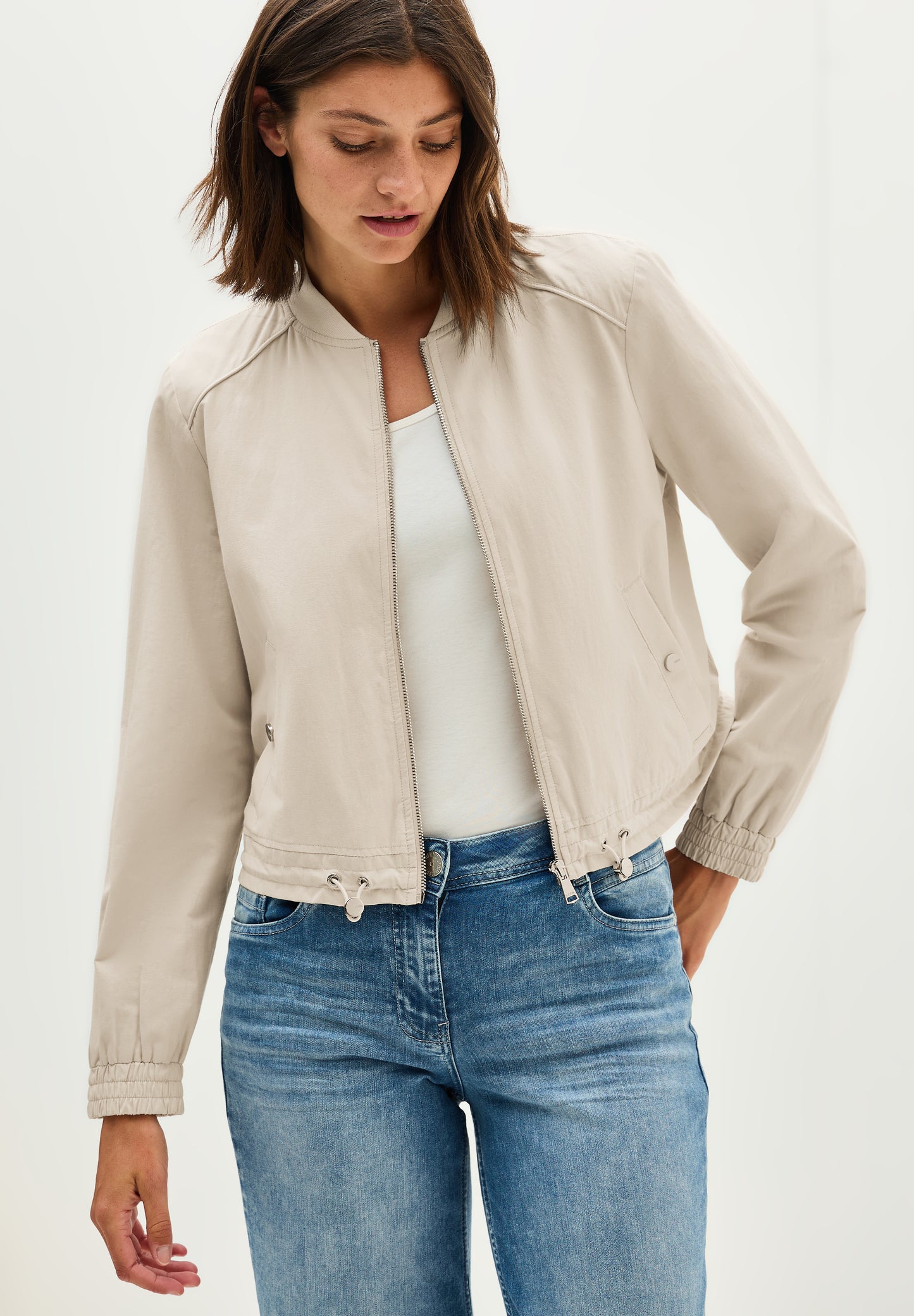 CECIL Kurzer Blouson - Farbe: pearl beige