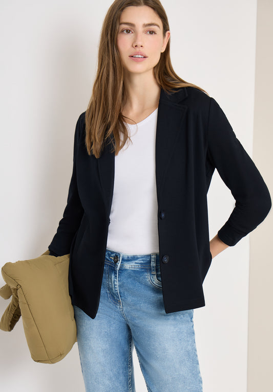 CECIL Damen Blazer Basic-Style - dunkelblau