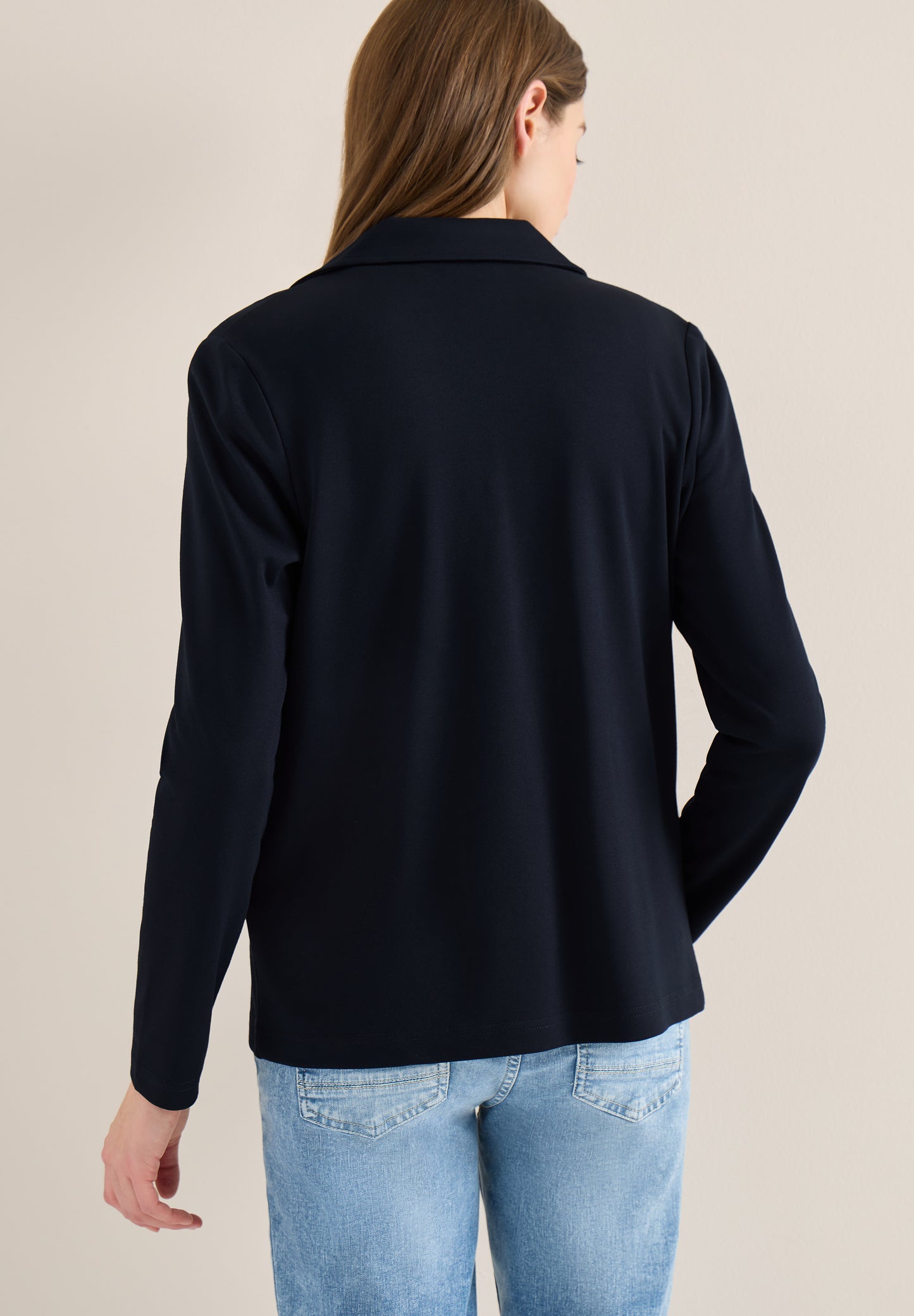 CECIL Damen Blazer Basic-Style - dunkelblau