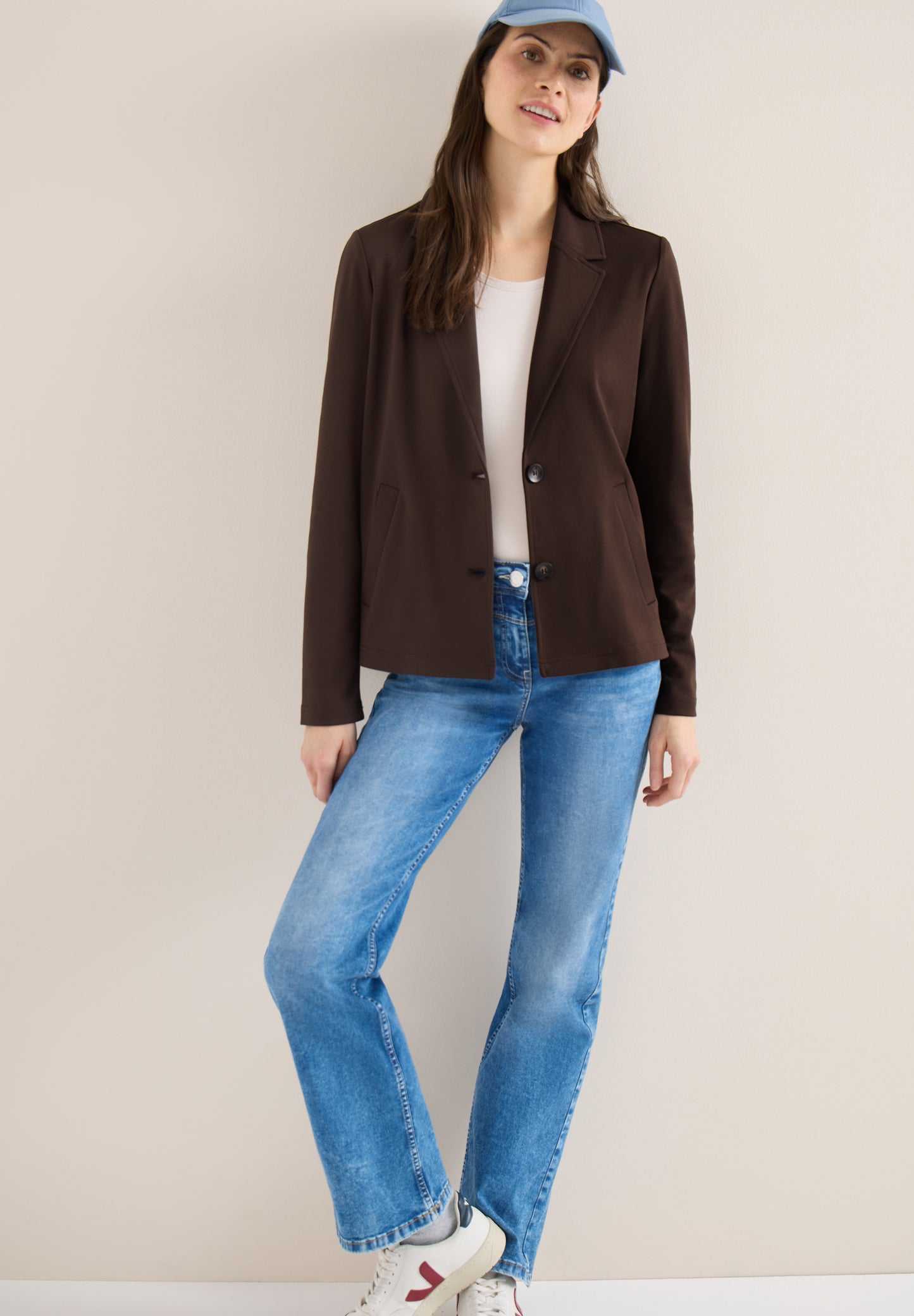 CECIL - Basic Blazer - Farbe: macchiato brown