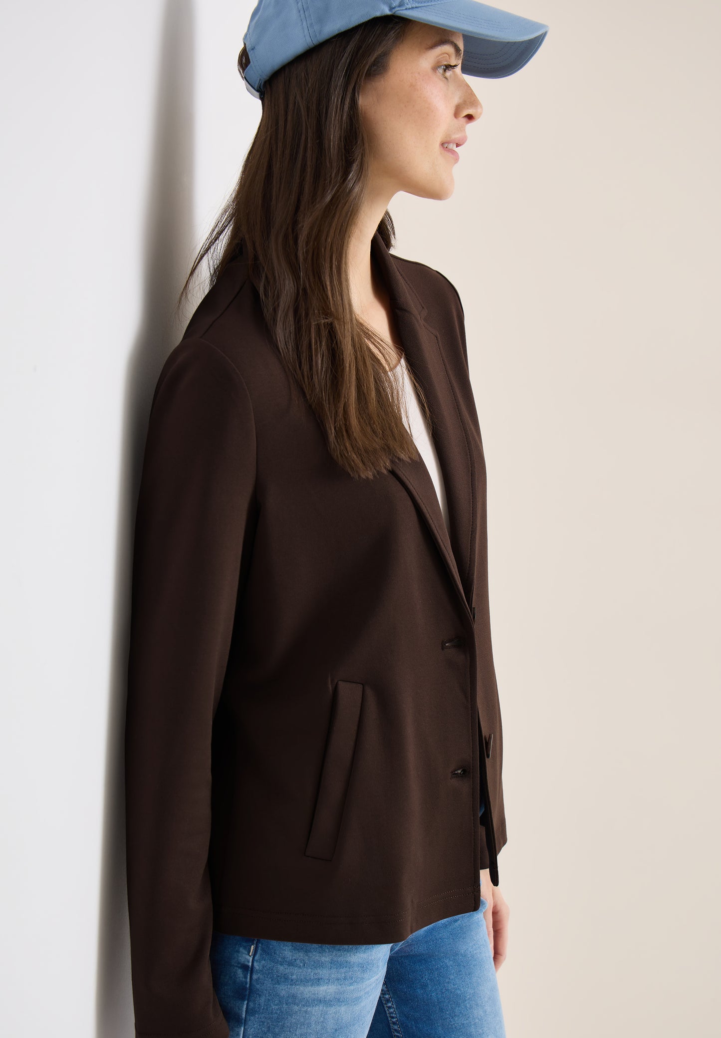 CECIL - Basic Blazer - Farbe: macchiato brown