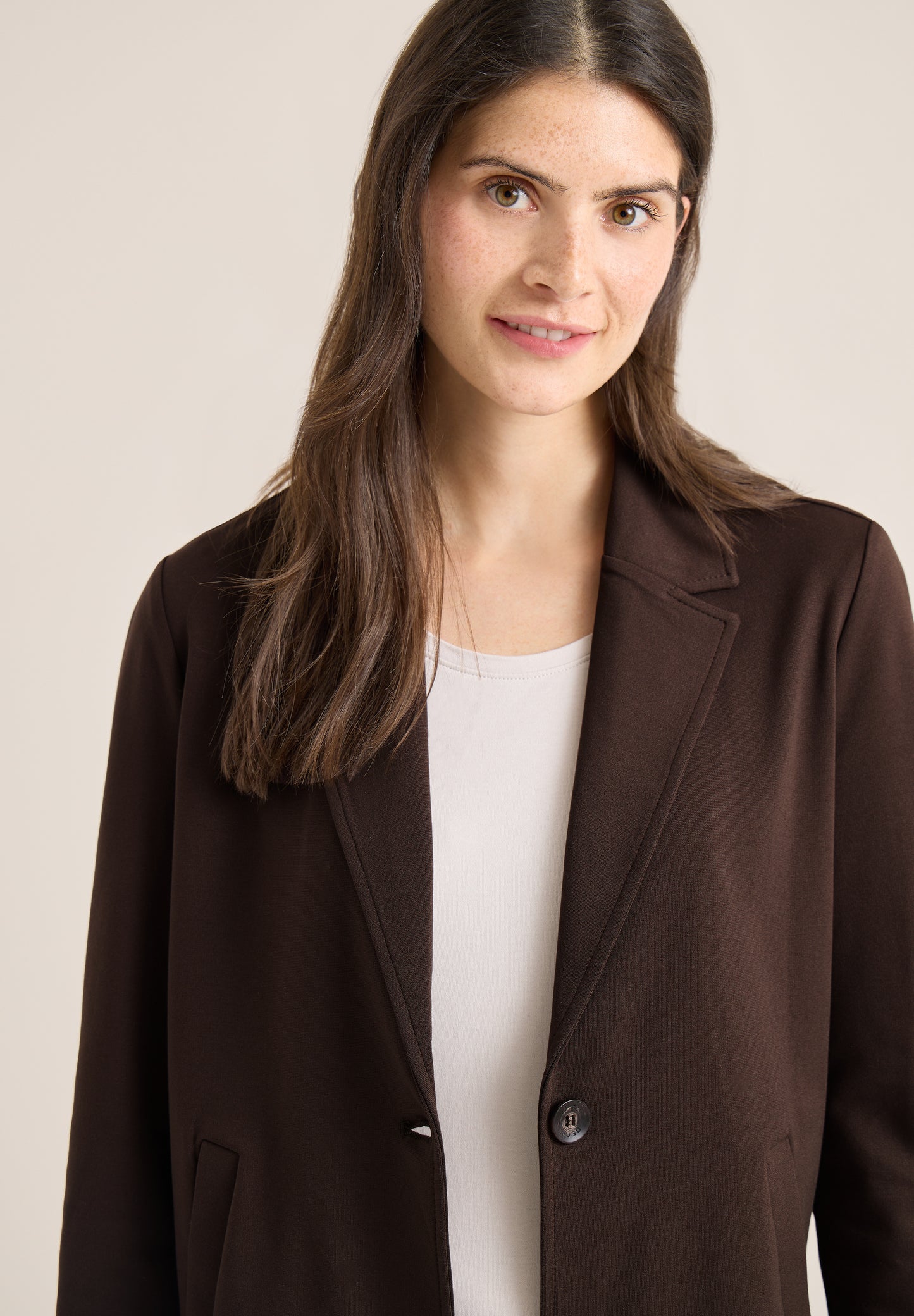 CECIL - Basic Blazer - Farbe: macchiato brown