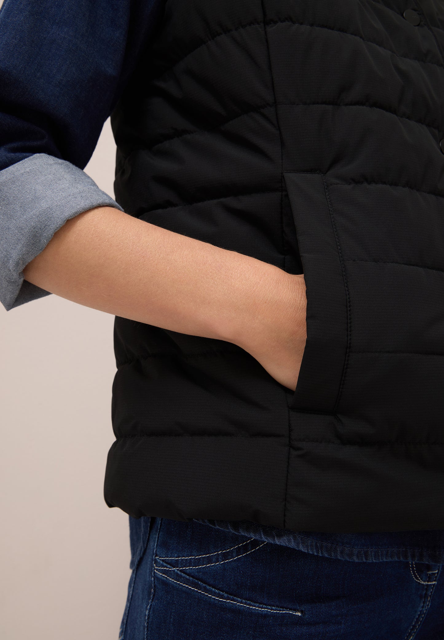 CECIL Weste zum Unterziehen - Farbe: Black