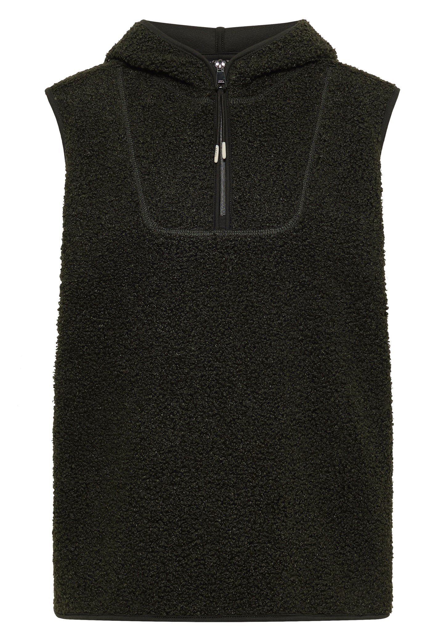 CECIL - Teddy Troyer Weste - Farbe: raw khaki