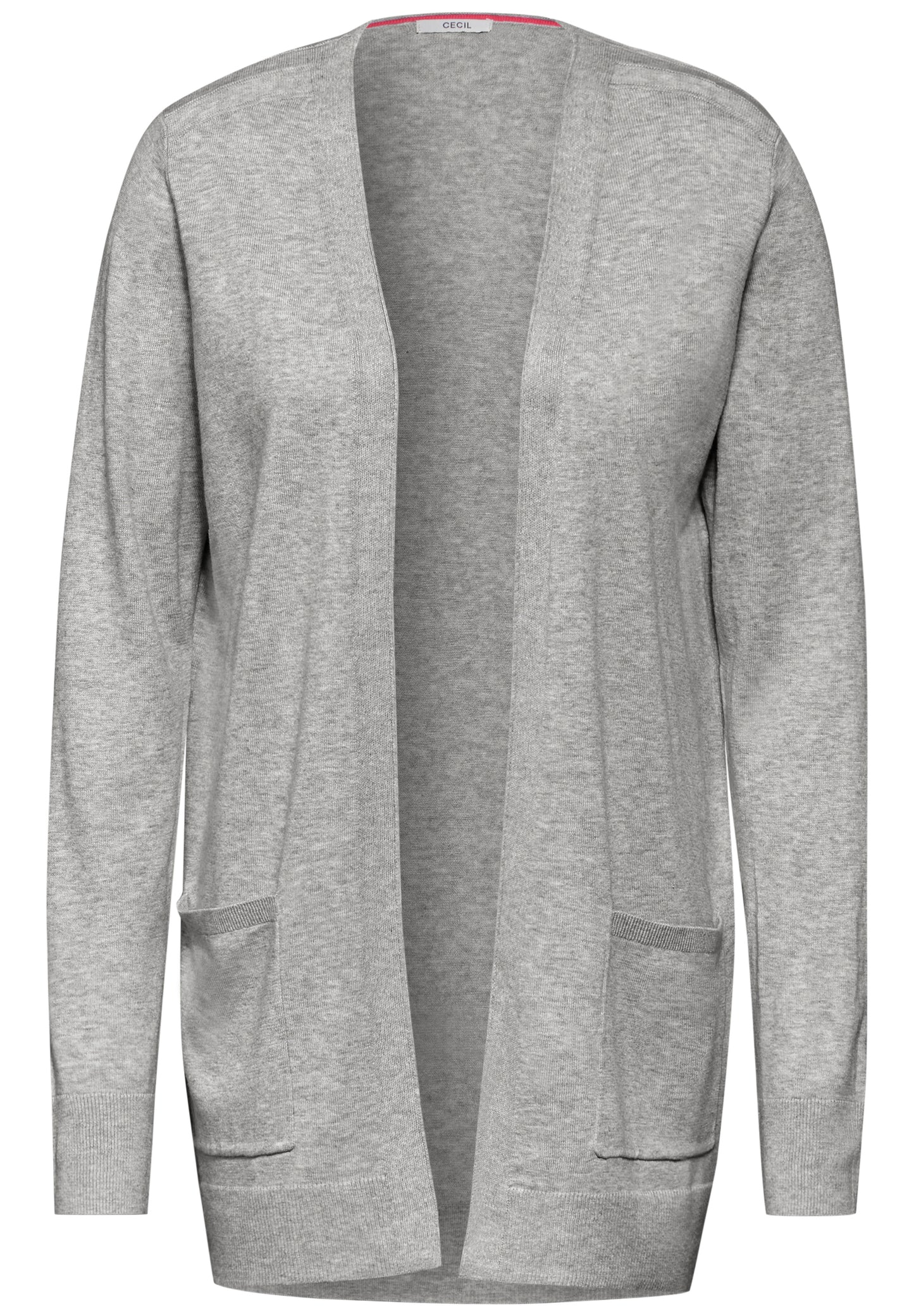 CECIL Offener Cardigan - Farbe: chalk grey melange