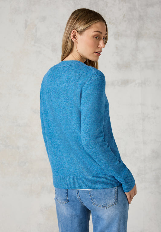 CECIL Cardigan mit Knopfleiste - Farbe: aqua melange