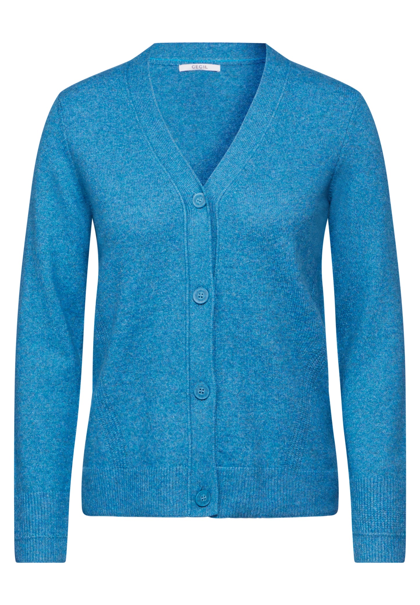 CECIL Cardigan mit Knopfleiste – Farbe: aqua melange