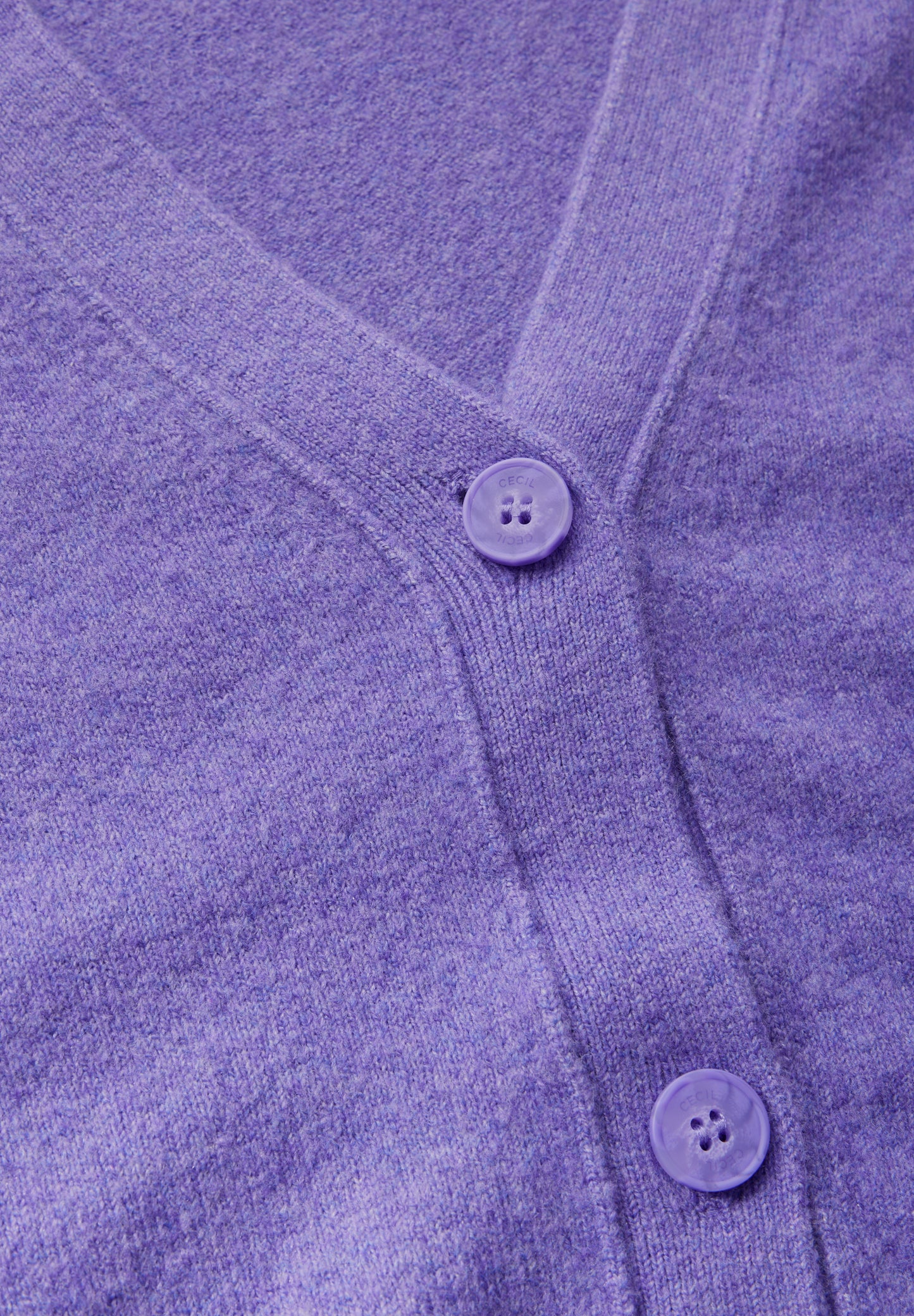 CECIL Cardigan mit Knopfleiste – Farbe: lilac melange