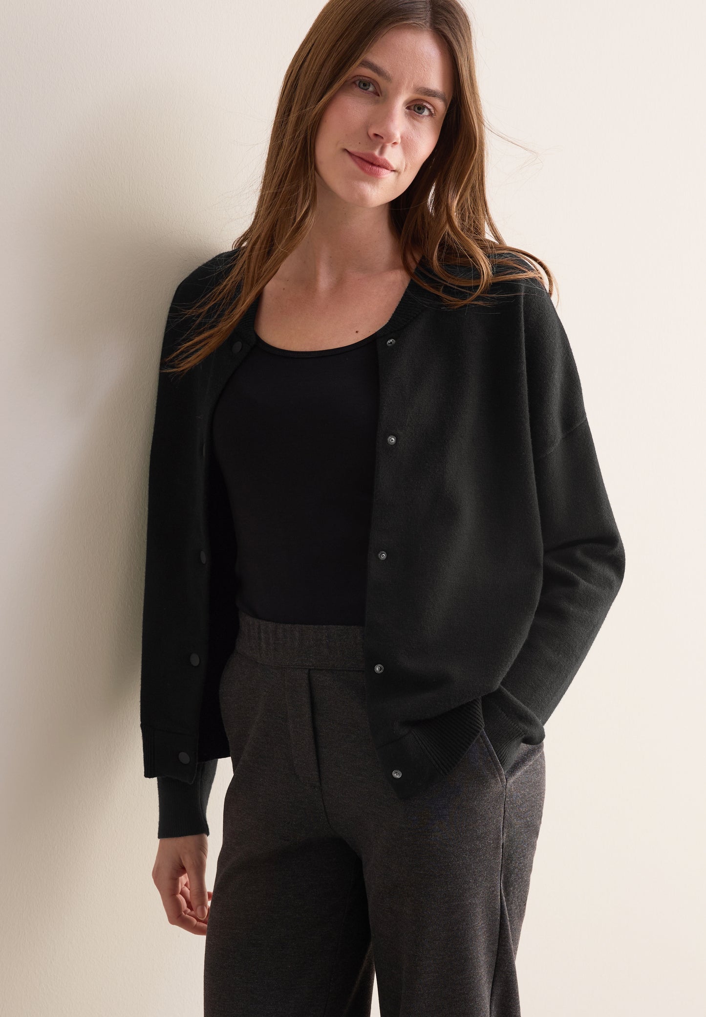 CECIL College Cardigan - Farbe: Black