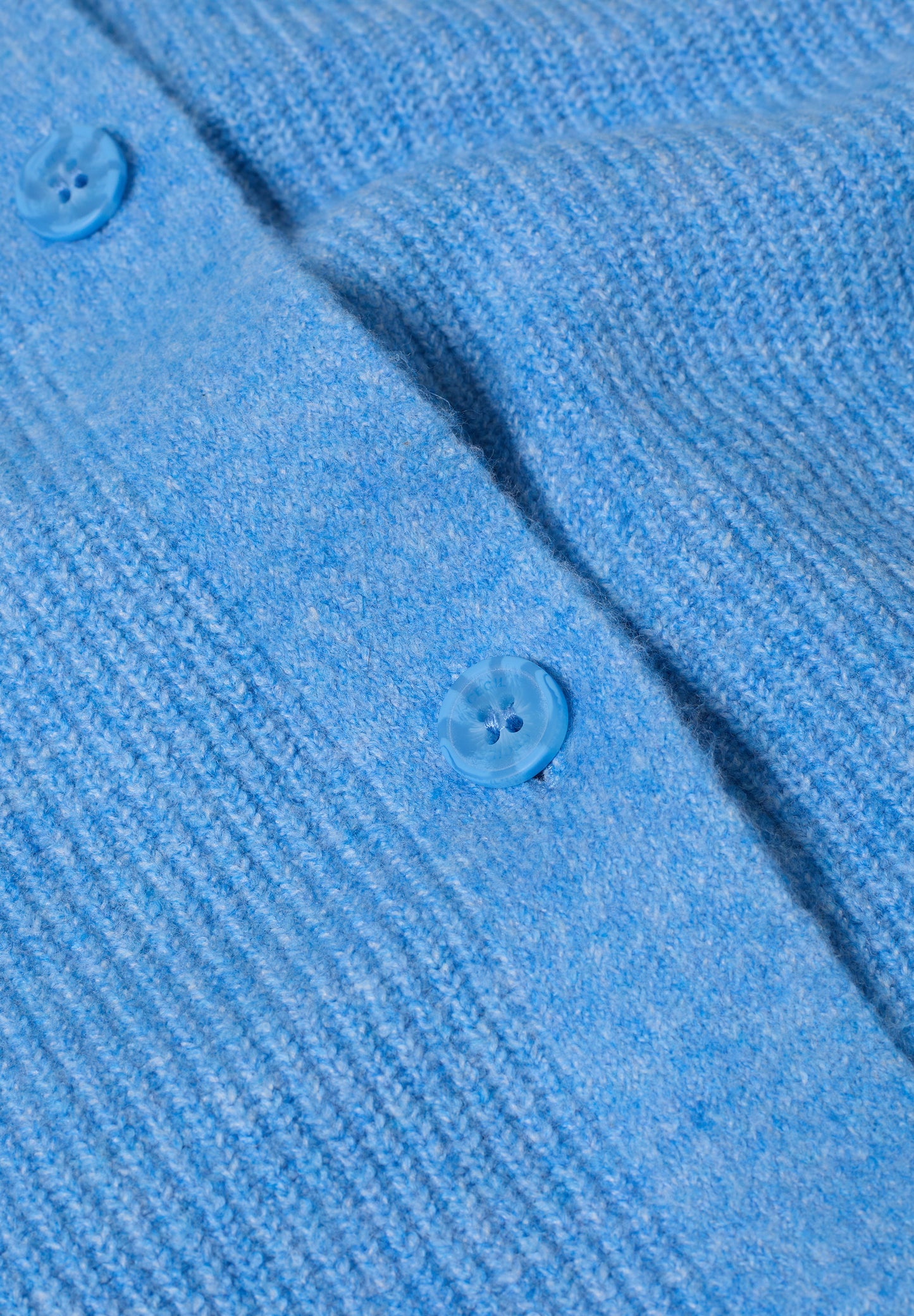 CECIL - Kurzer Cardigan - Farbe: fountain blue melange