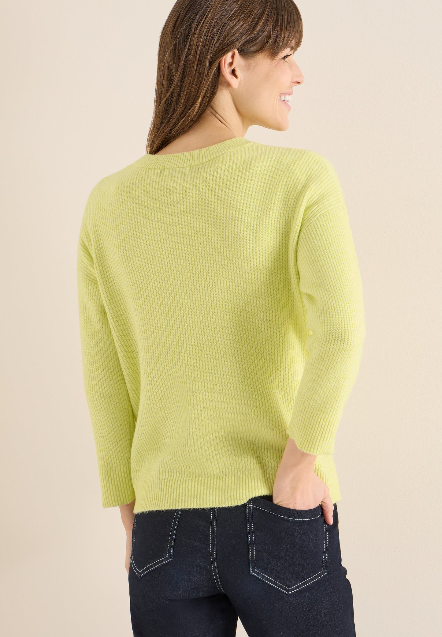CECIL - Kurzer Cardigan - Farbe: iced yellow melange