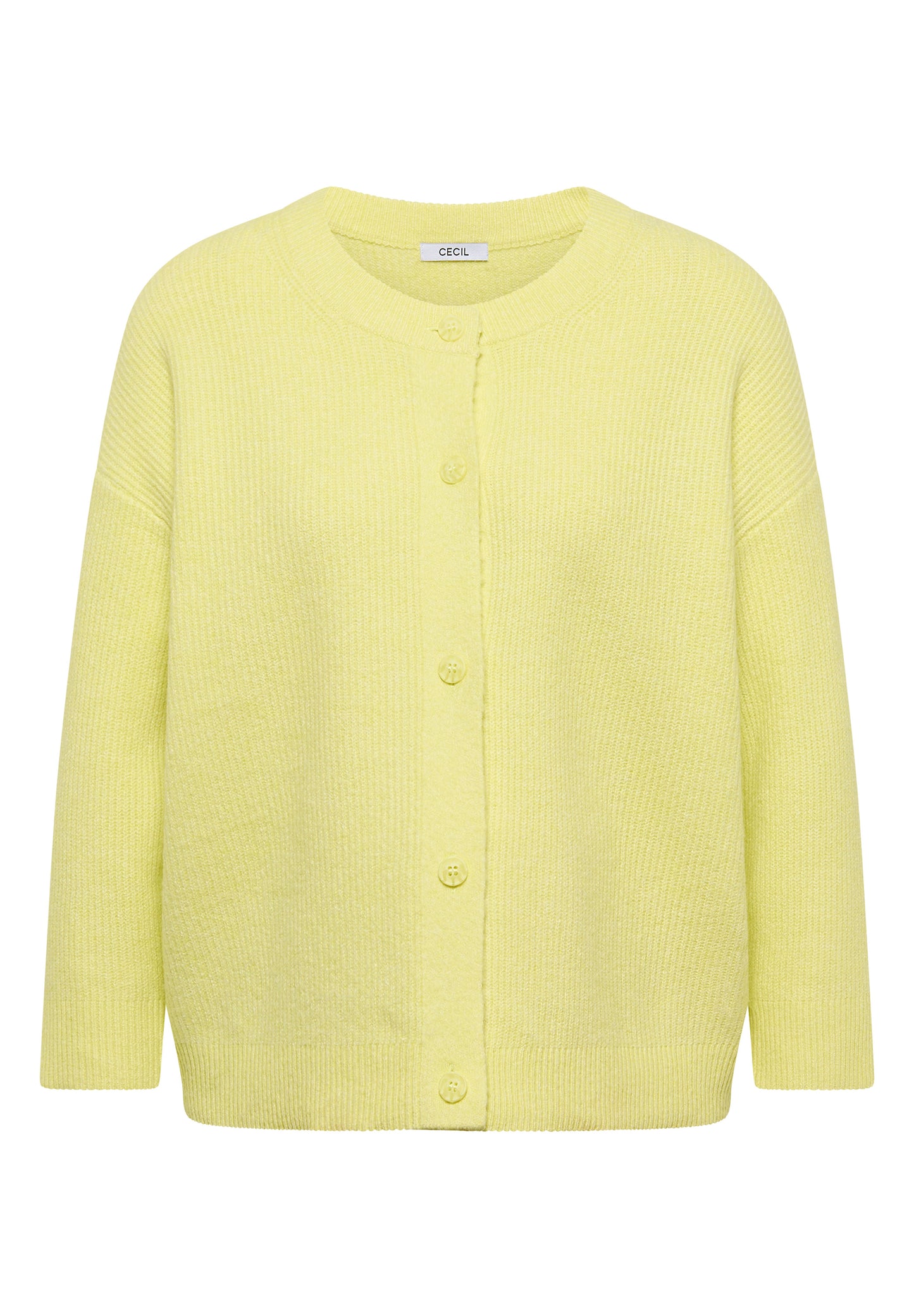 CECIL - Kurzer Cardigan - Farbe: iced yellow melange