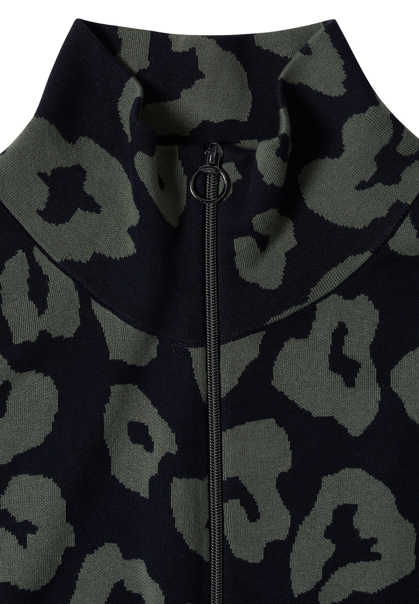 CECIL - Doubleface Weste mit Kragen und Zipper - Farbe: urban dark blue