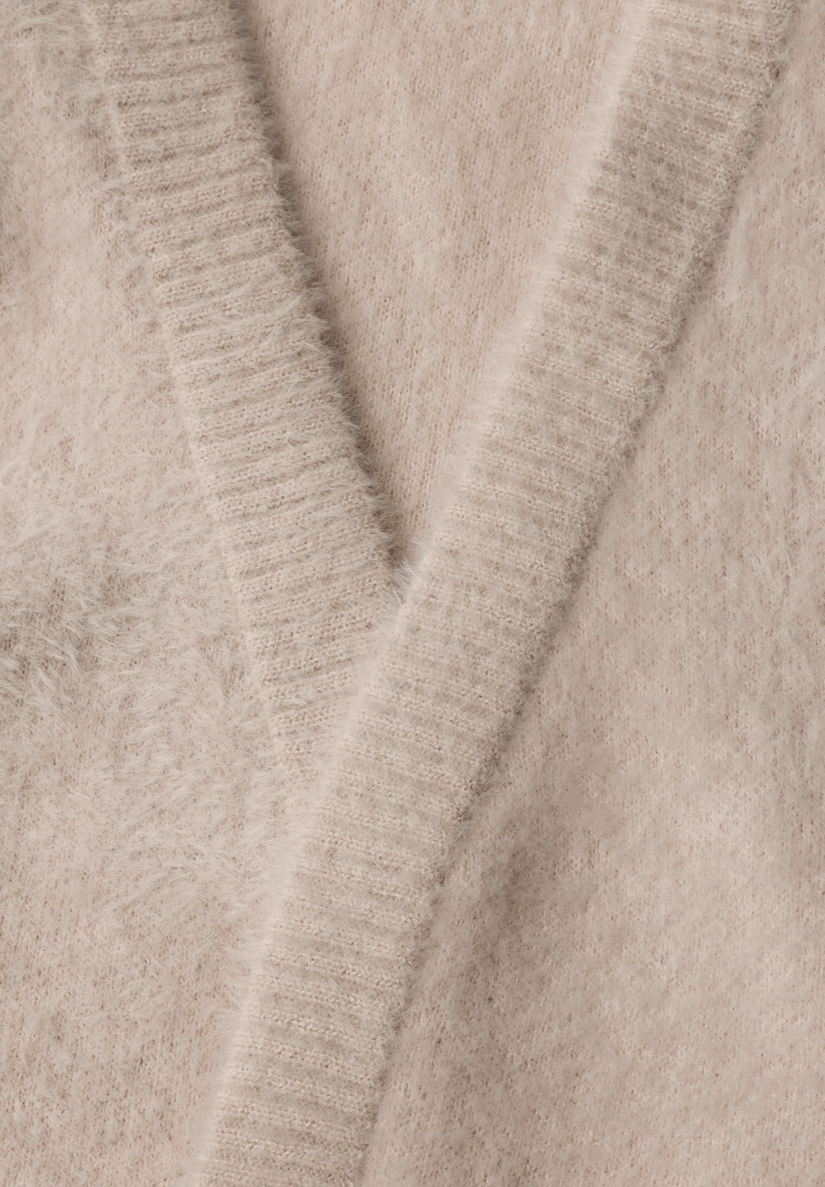 CECIL - Offene Federgarn-Weste in Unifarbe - Farbe: cashmere beige