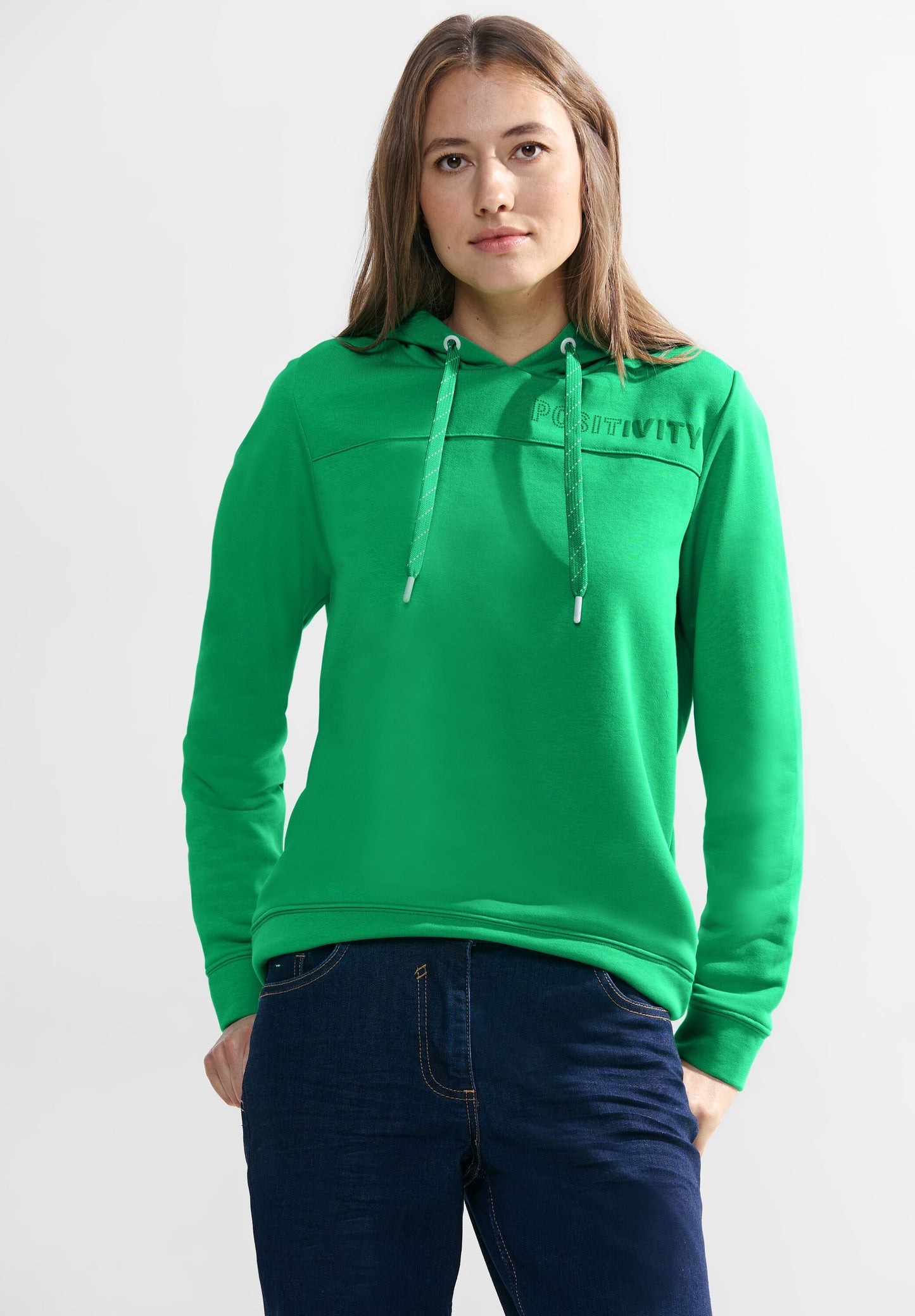 CECIL - Hoodie Sweatshirt - grün