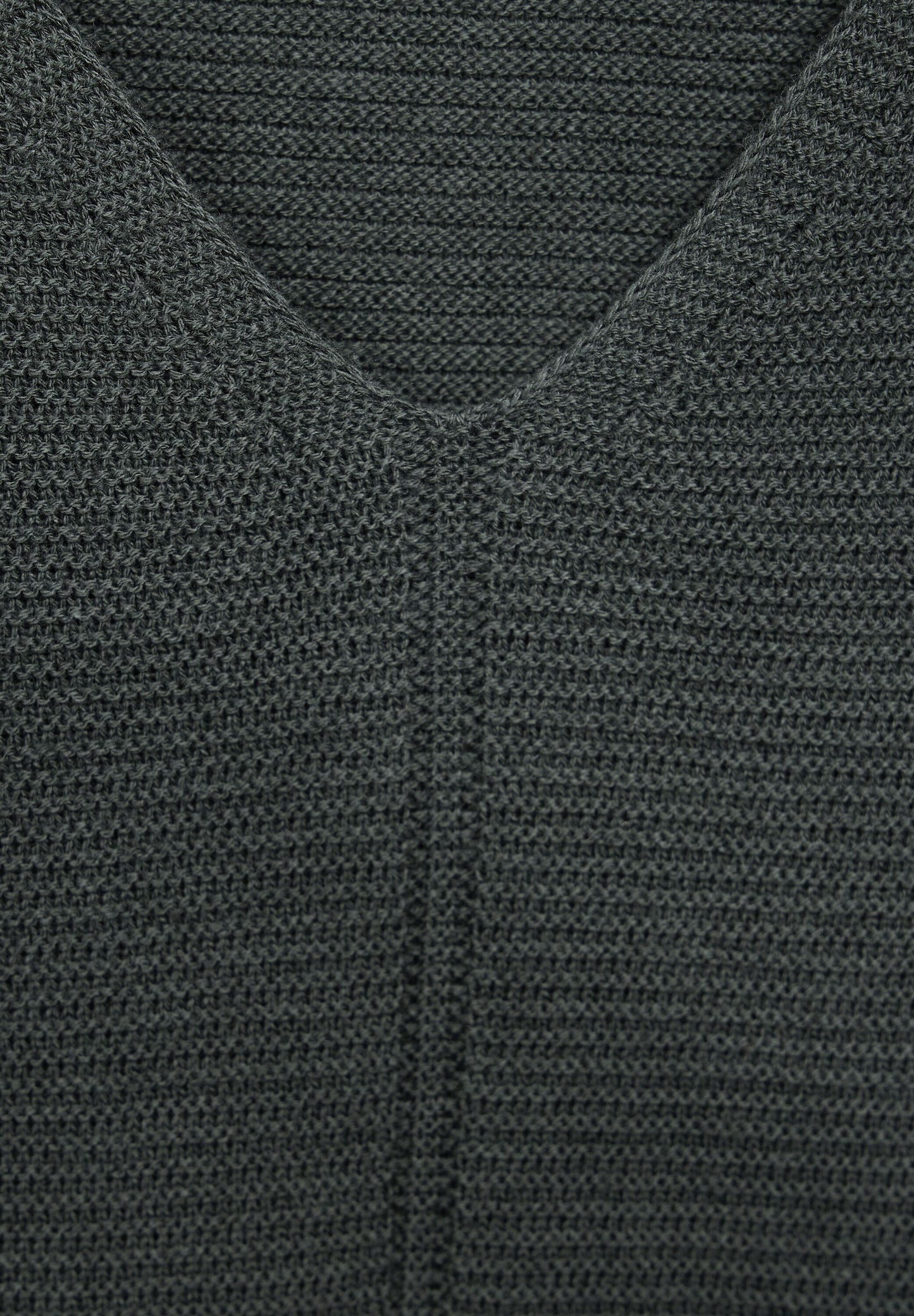 CECIL - Pullover mit V-Ausschnitt - khaki