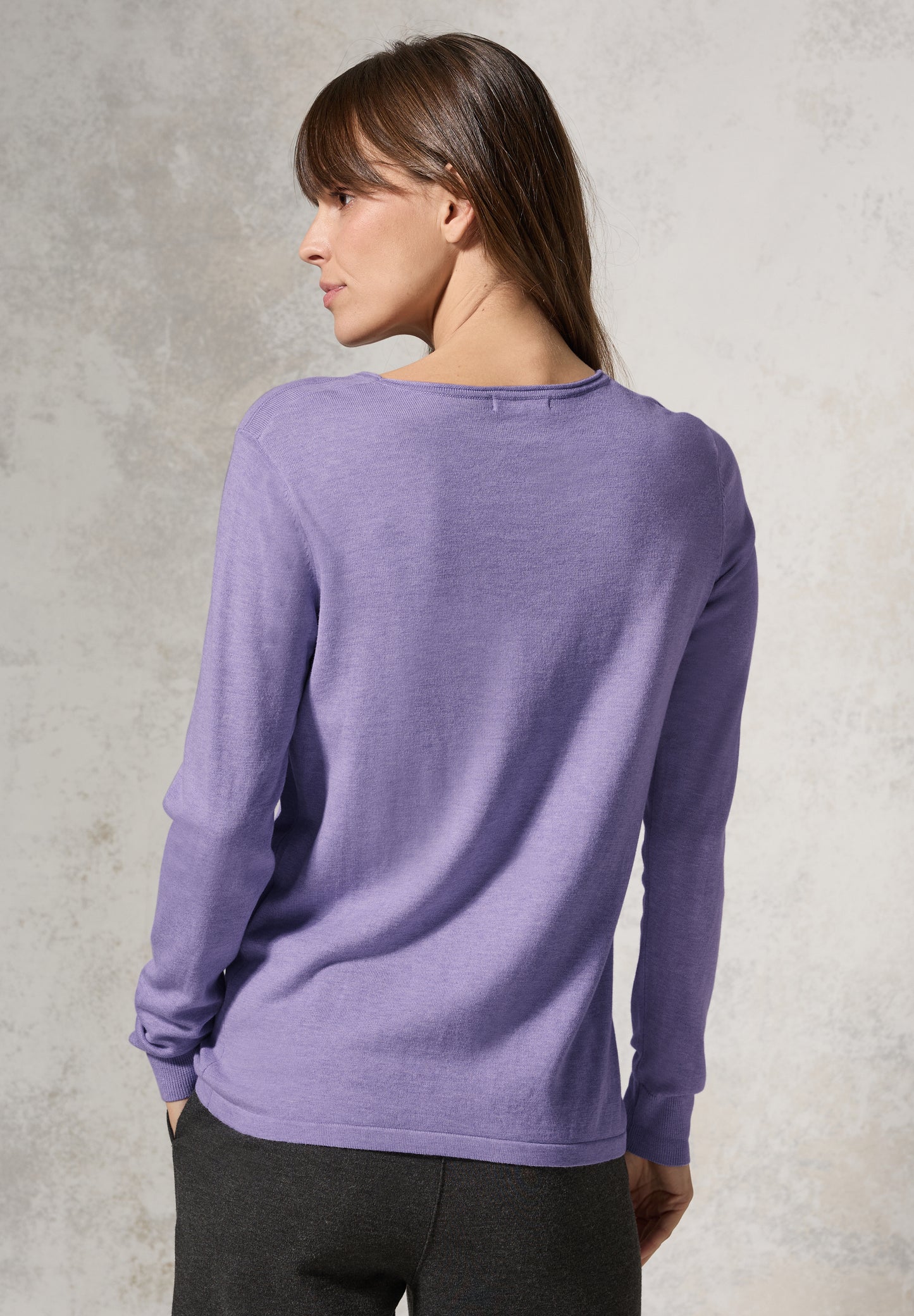 CECIL Feinstrickpullover – Farbe: lilac melange