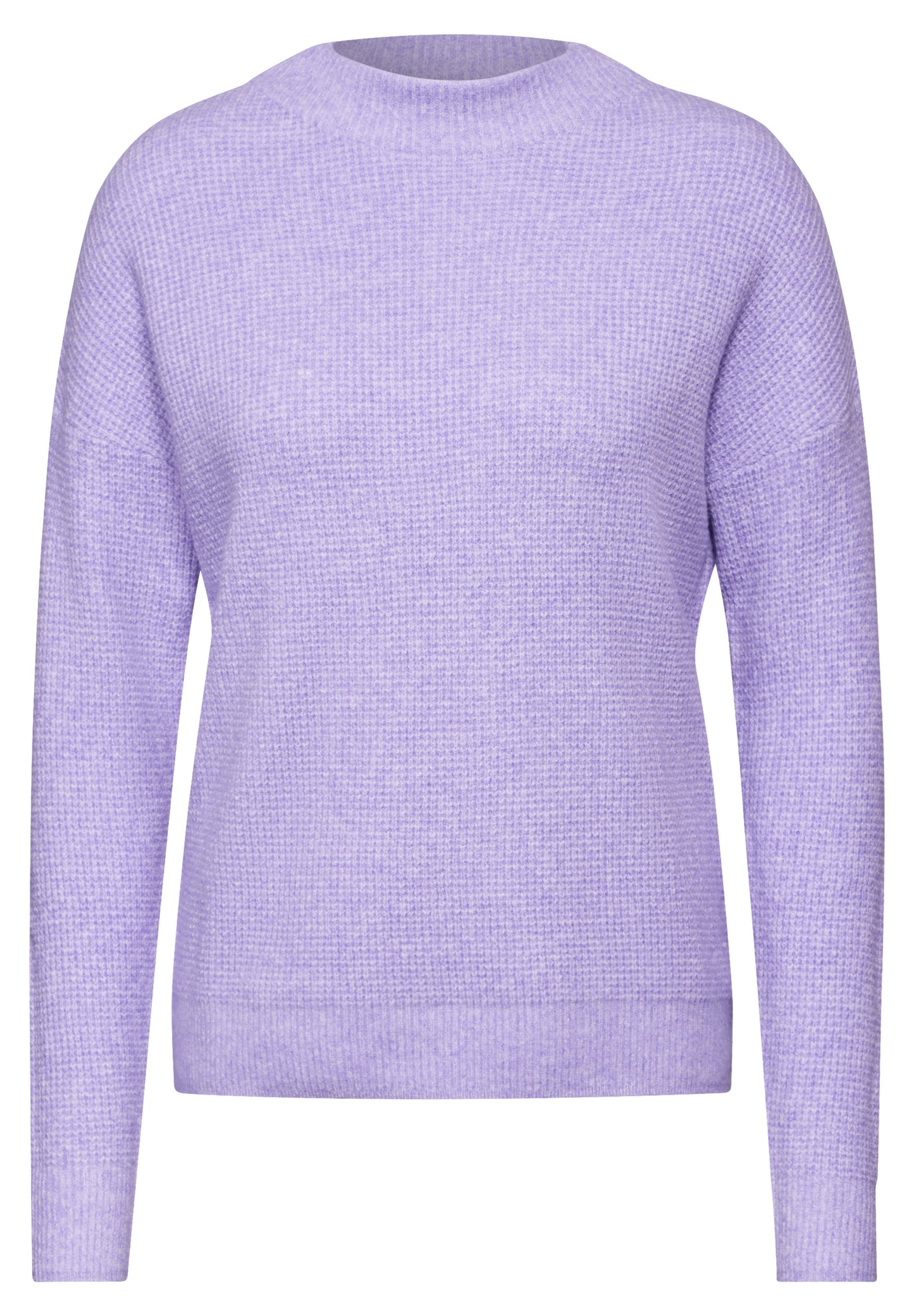 CECIL Strukturpullover – Farbe: wild lilac melange