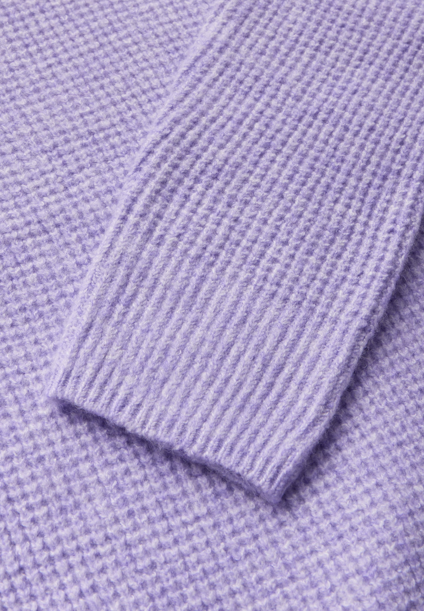 CECIL Strukturpullover – Farbe: wild lilac melange