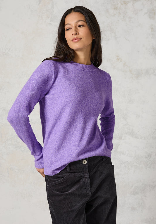 CECIL Feinstrickpullover – Farbe: wild lilac melange