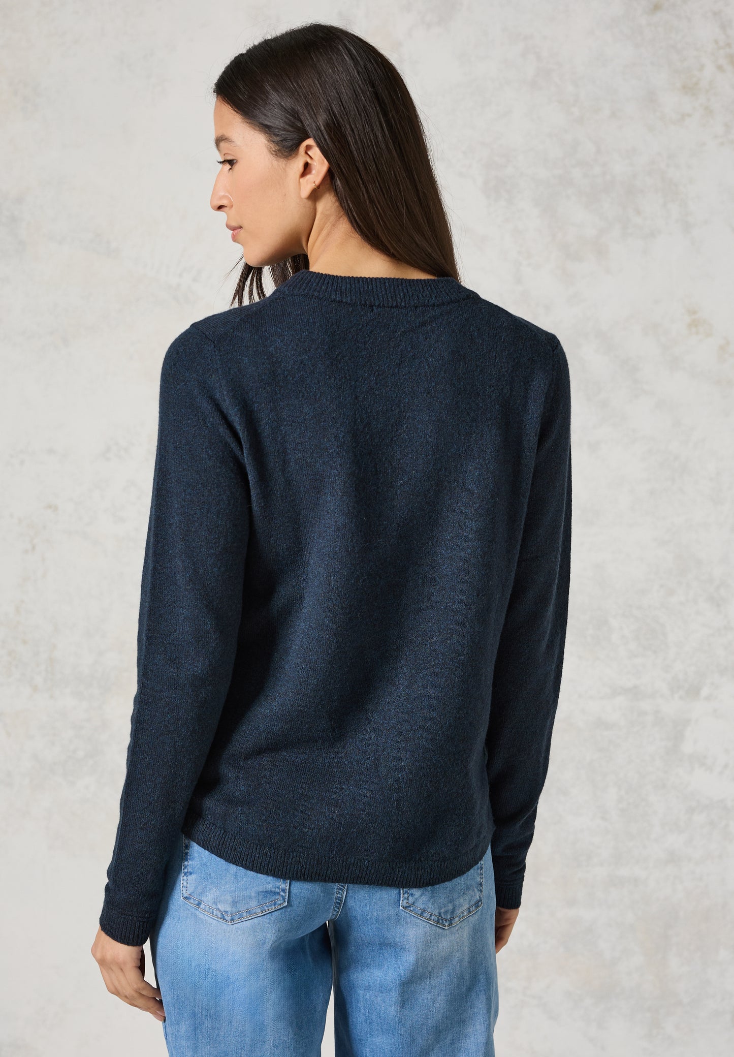 CECIL Feinstrickpullover – Farbe: deep petrol melange