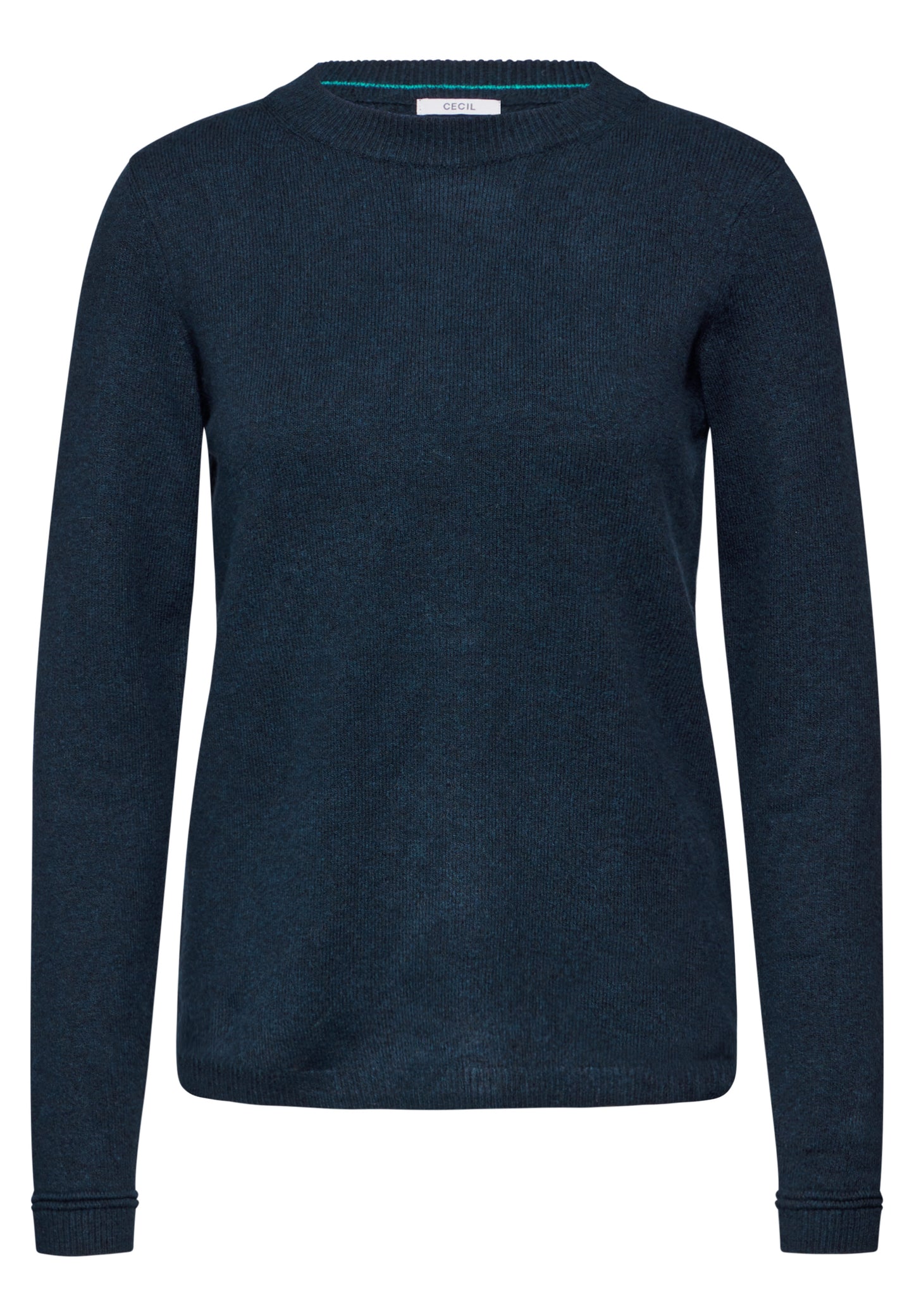 CECIL Feinstrickpullover – Farbe: deep petrol melange