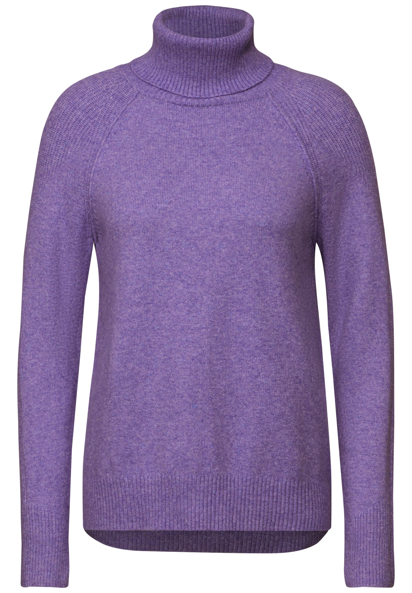 CECIL Rollkragenpullover - Farbe: gentle lilac melange