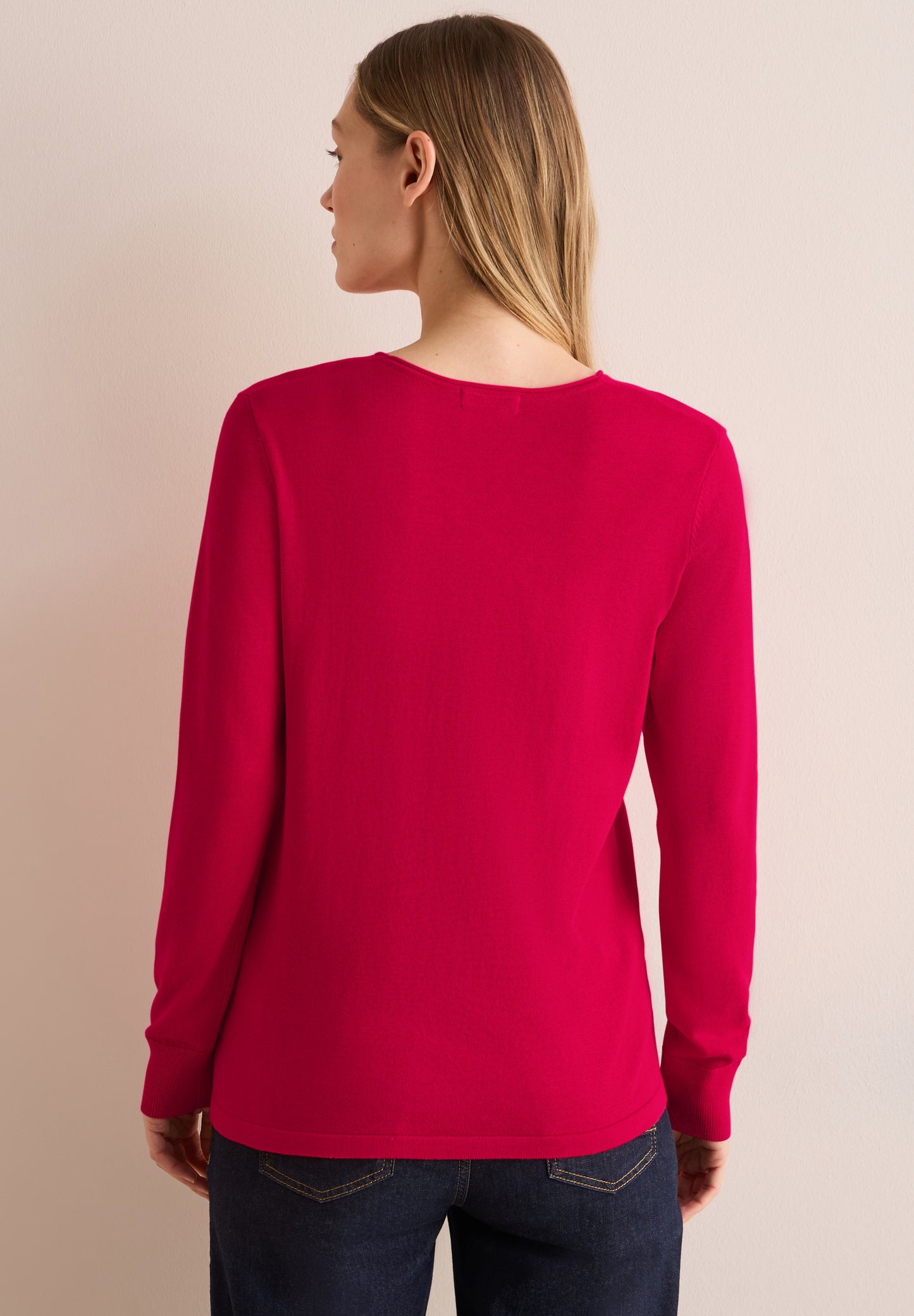 CECIL Feinstrickpullover - Farbe: granita red