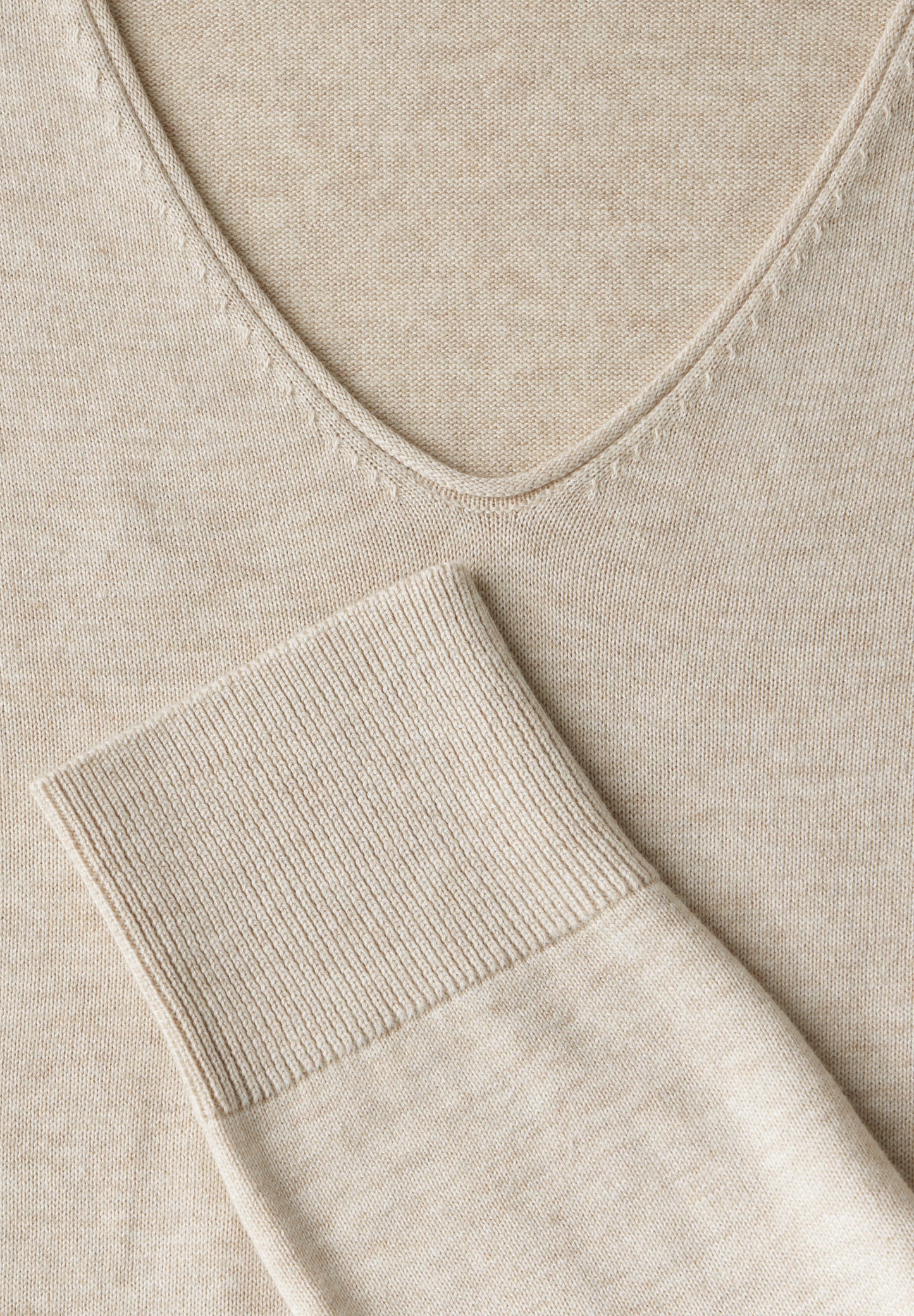 CECIL Pullover Feinstrick - Farbe: desert beige melange