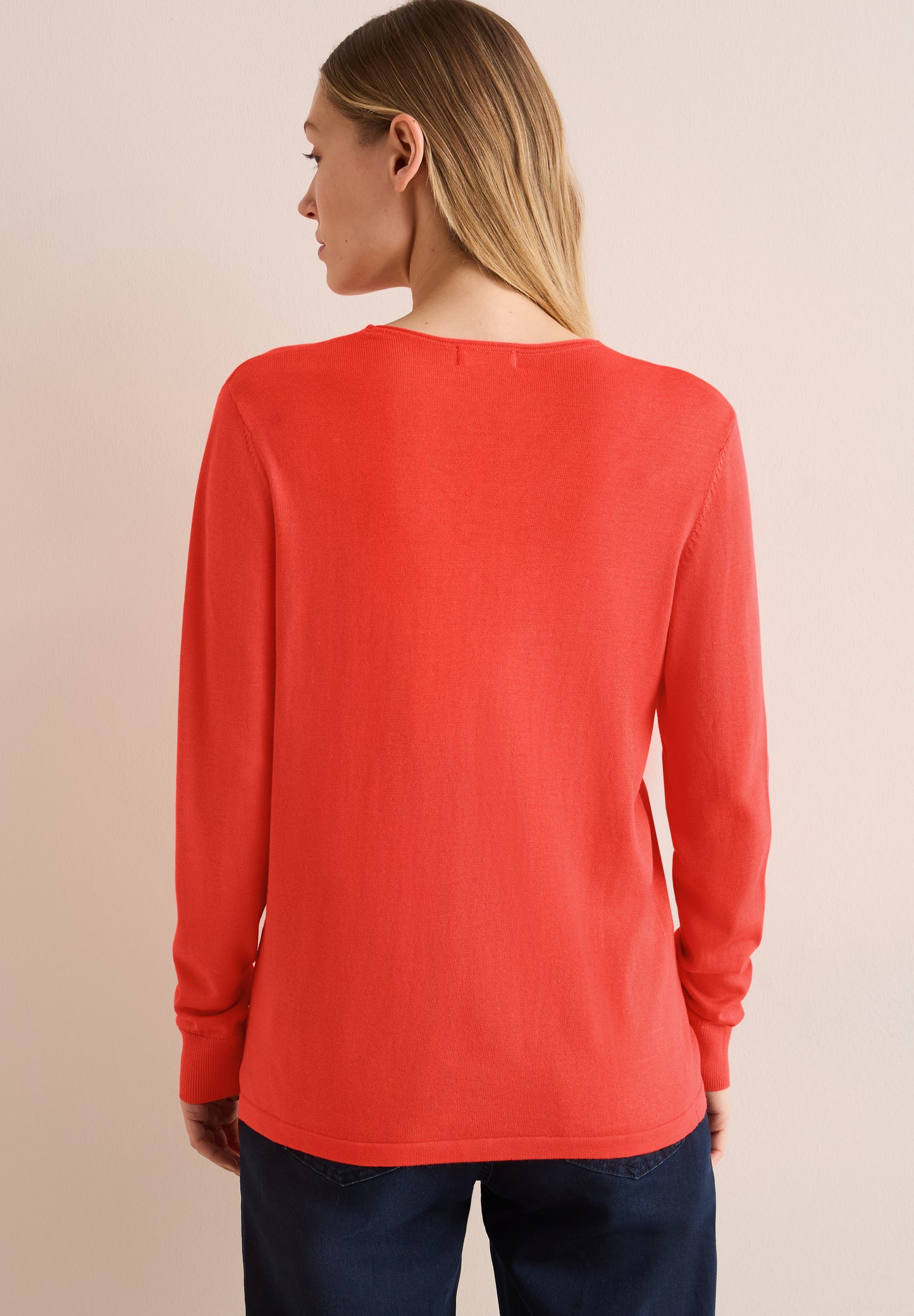 CECIL Feinstrickpullover - Farbe: juicy orange