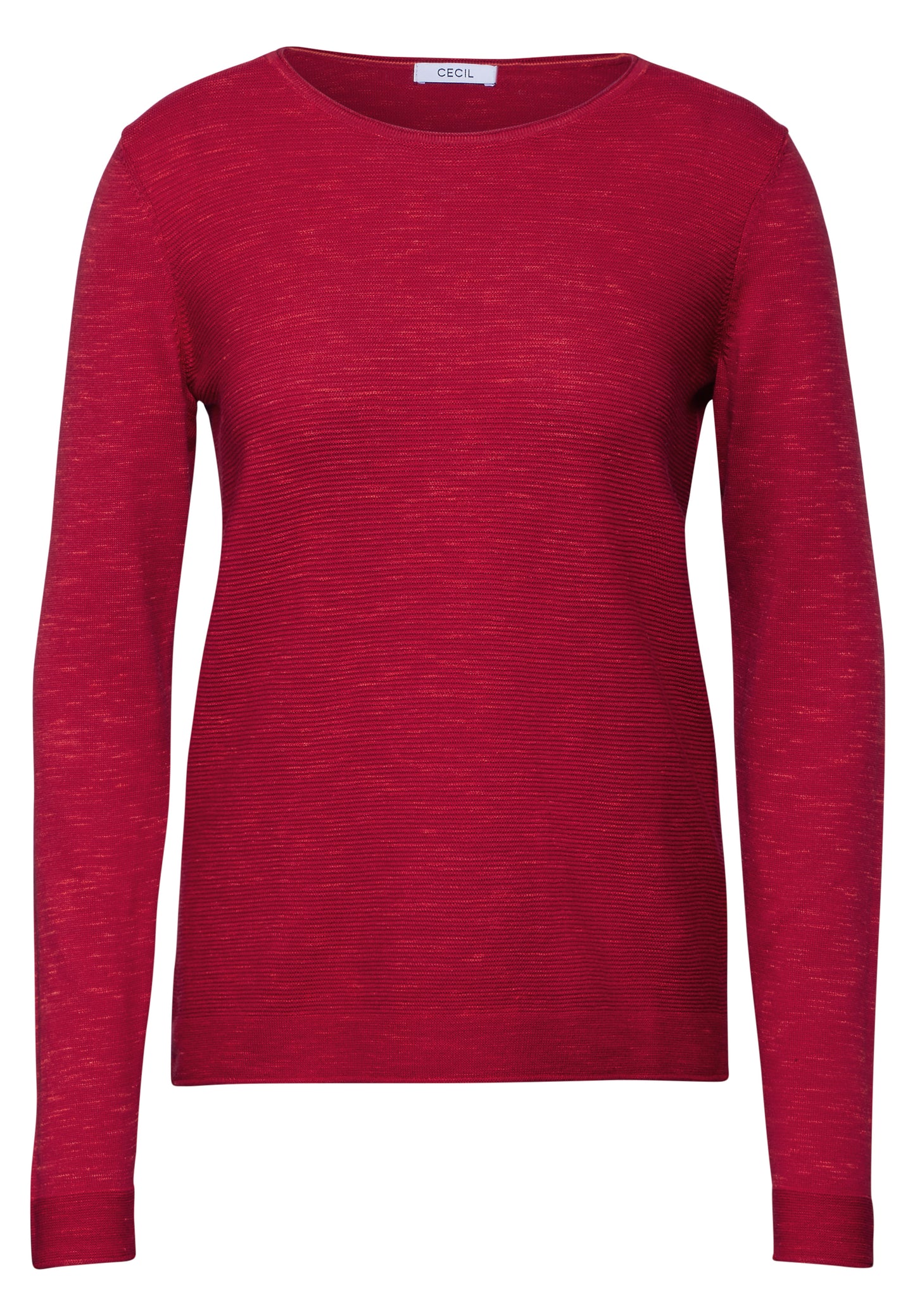 CECIL Strukturpullover - Farbe: rot