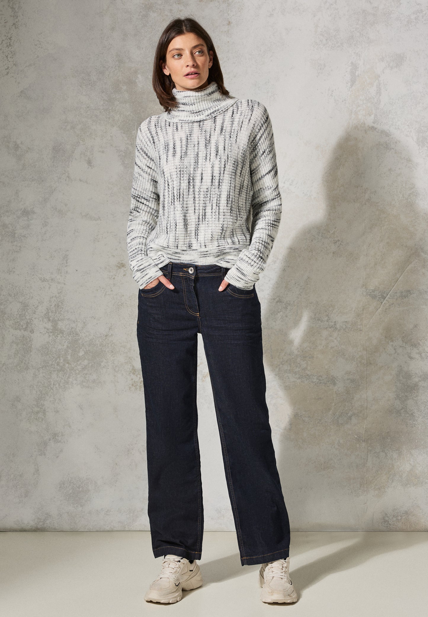 CECIL Dolman Pullover - Farbe: vanilla white