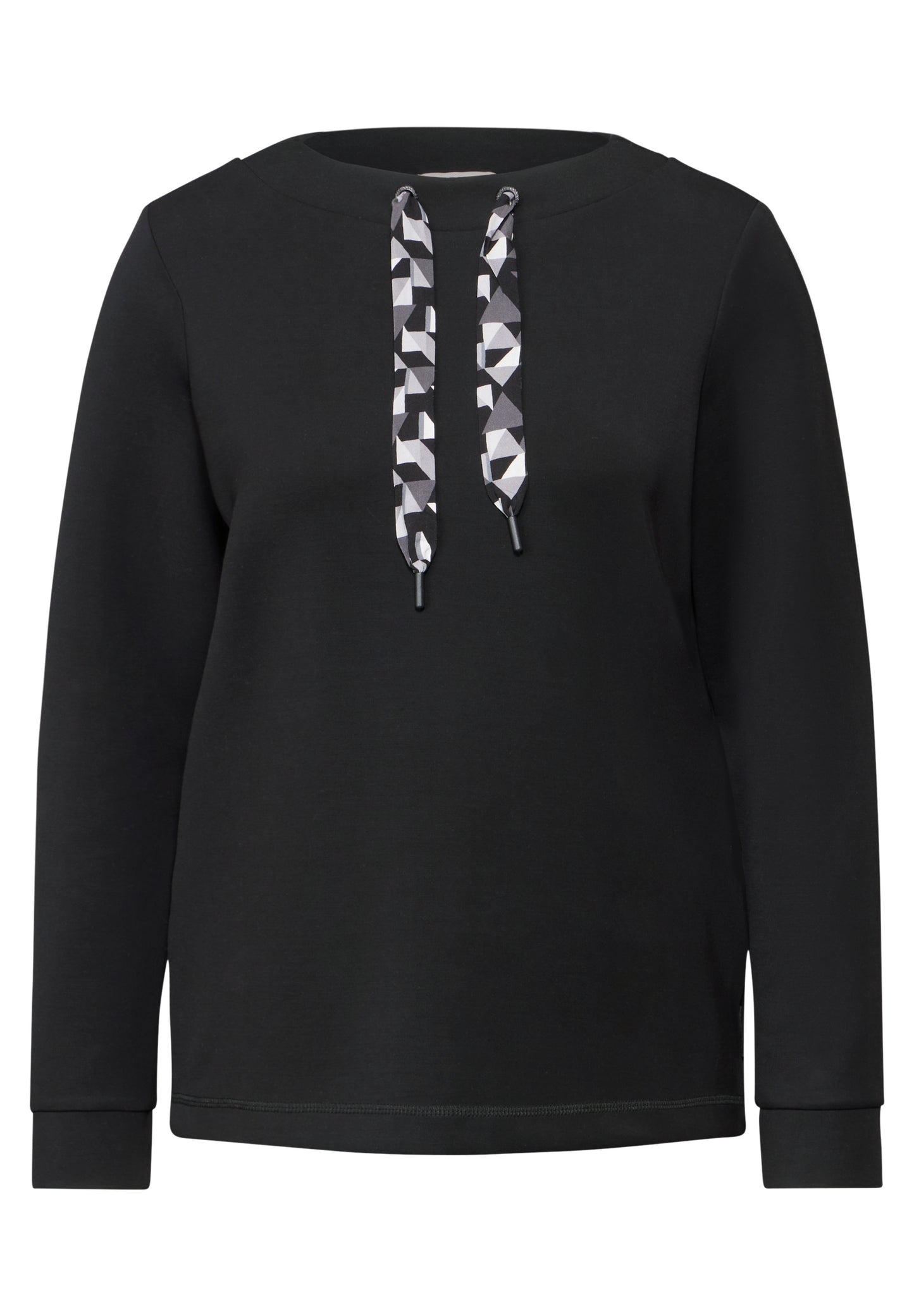 CECIL Modalmix Sweatshirt - Farbe: Black