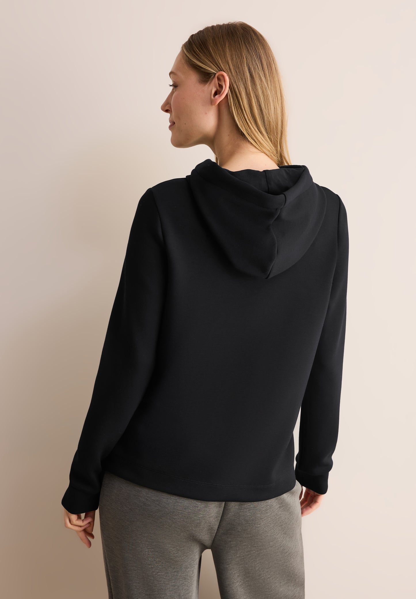 CECIL Hoodie mit Glitzerdetails - Farbe: Black