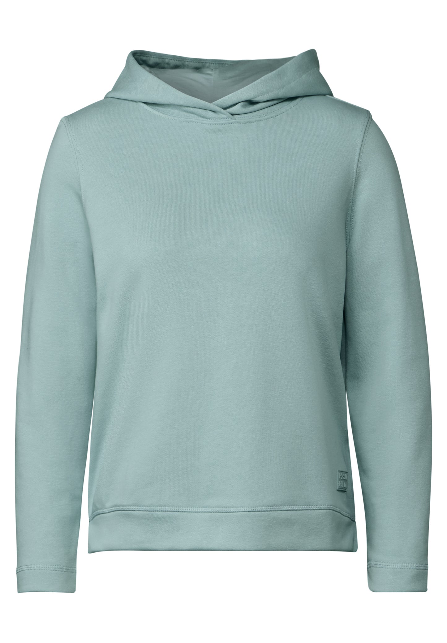 CECIL Basic Hoodie - Farbe: cool salvia green