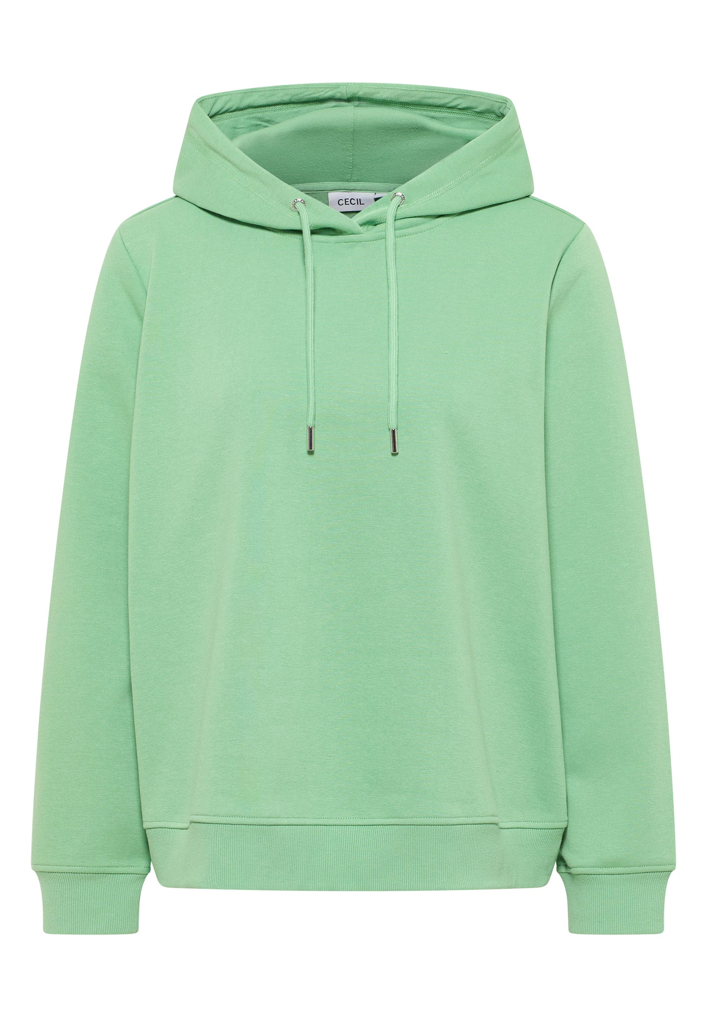 CECIL Sweatshirt mit Kapuze - Farbe: fennel green