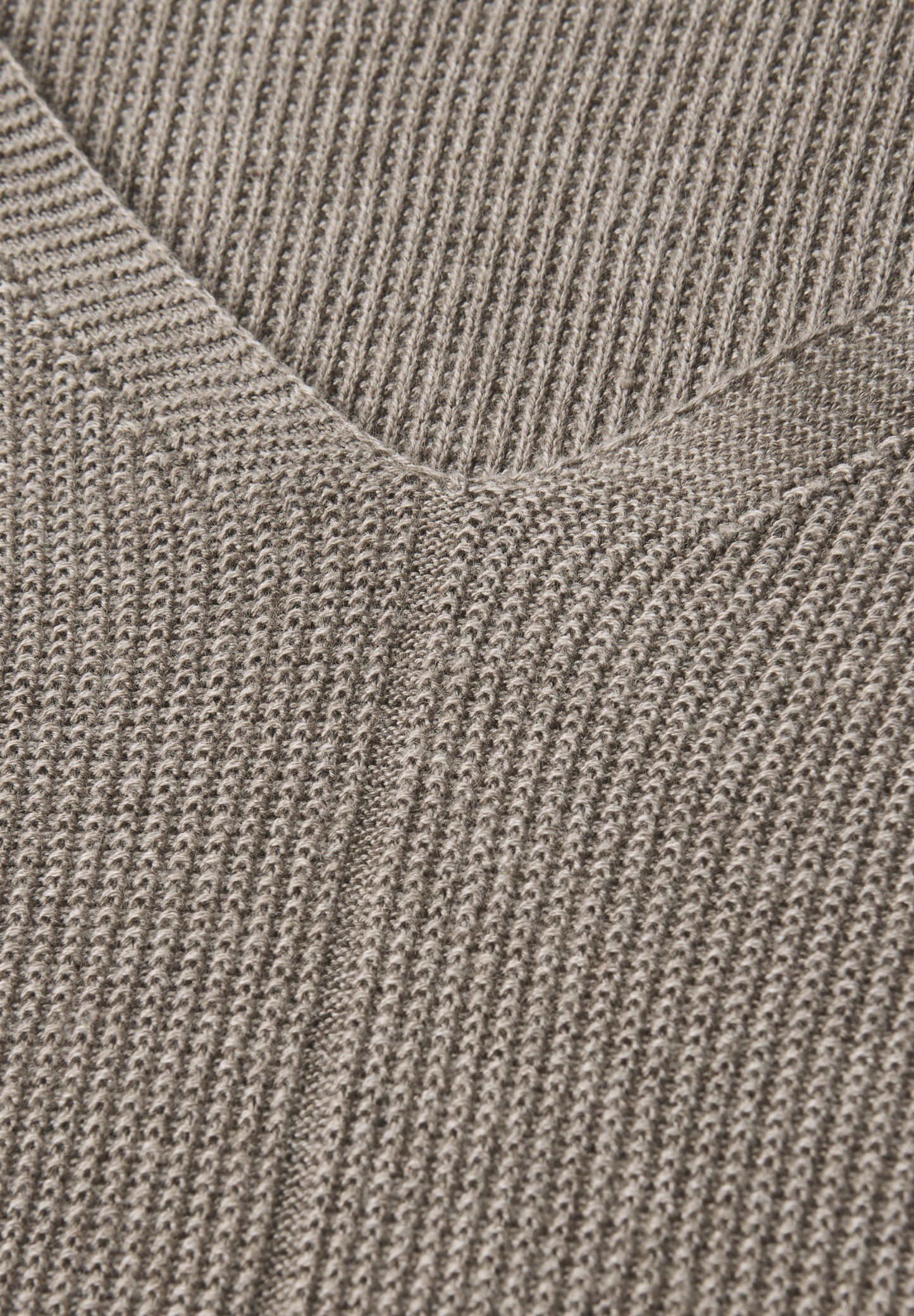 CECIL V-Neck Strickpullover - Farbe: toffee cream melange
