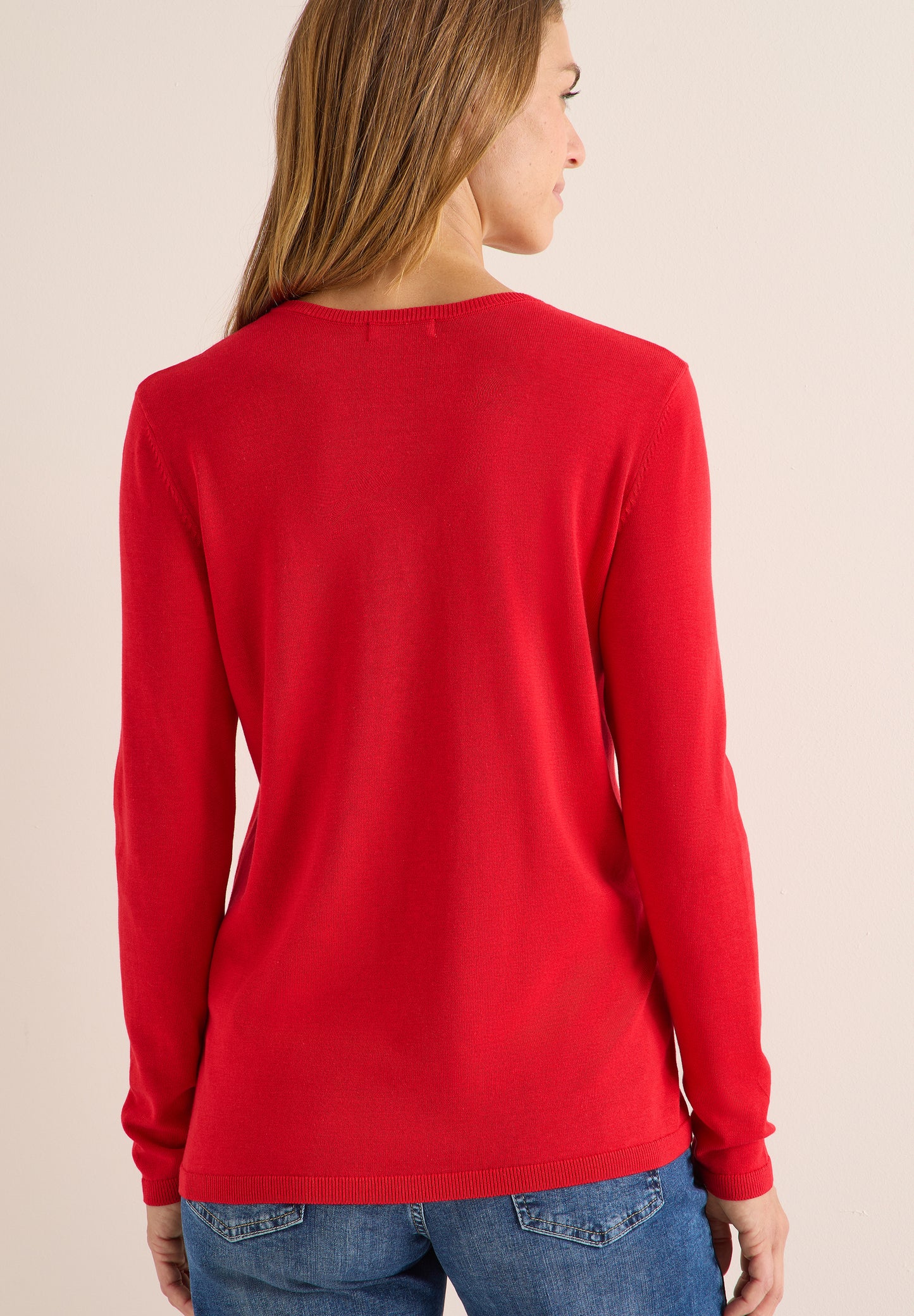 CECIL Basic Pullover - Farbe: fiery red