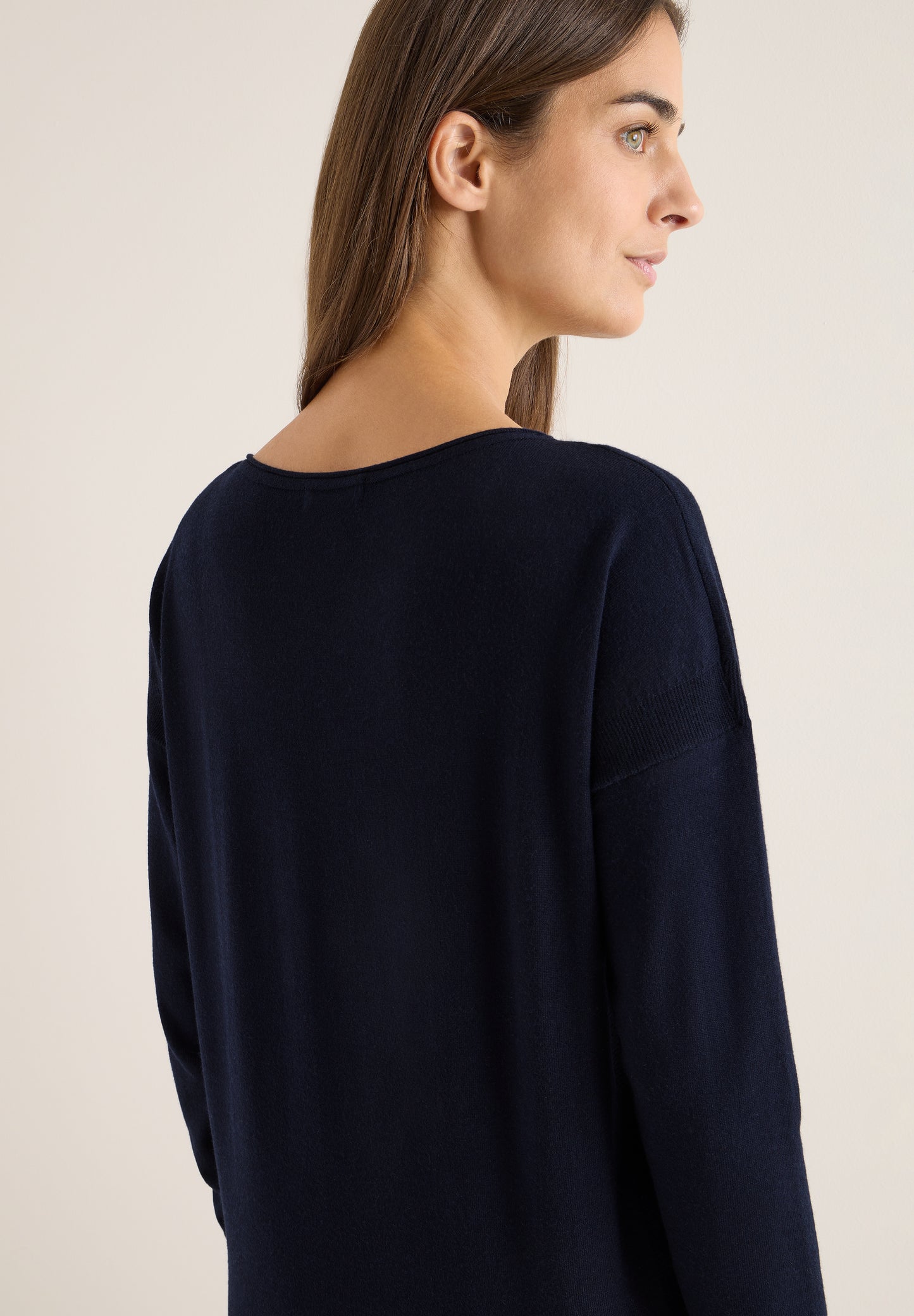 CECIL Pullover mit Strukturdetail - Farbe: urban dark blue