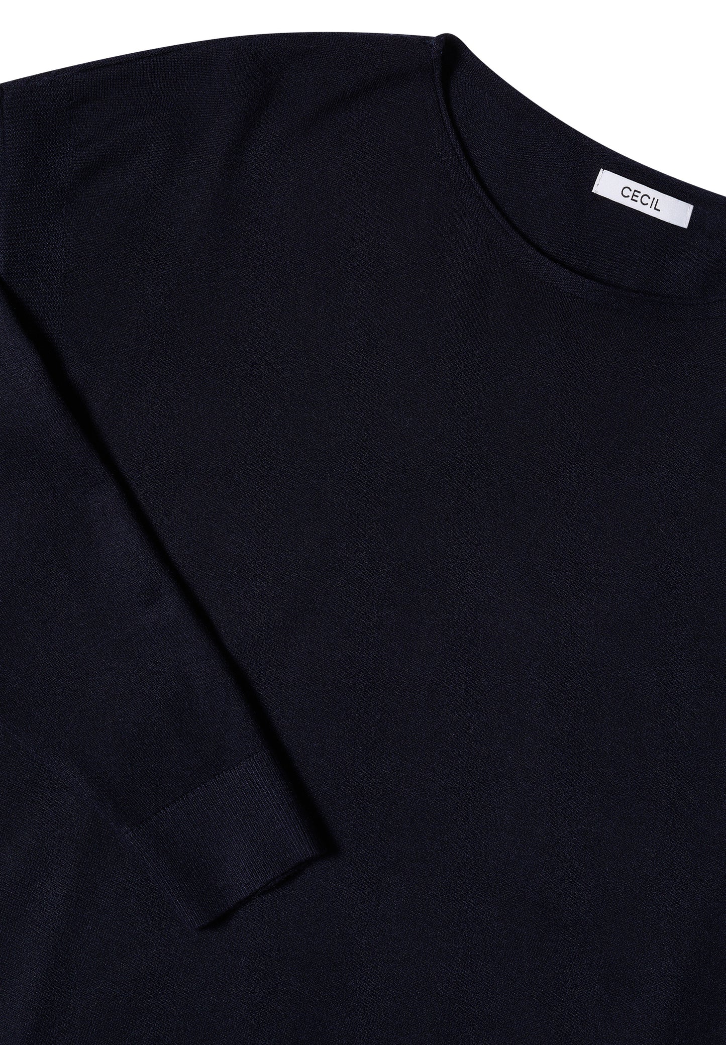 CECIL Pullover mit Strukturdetail - Farbe: urban dark blue