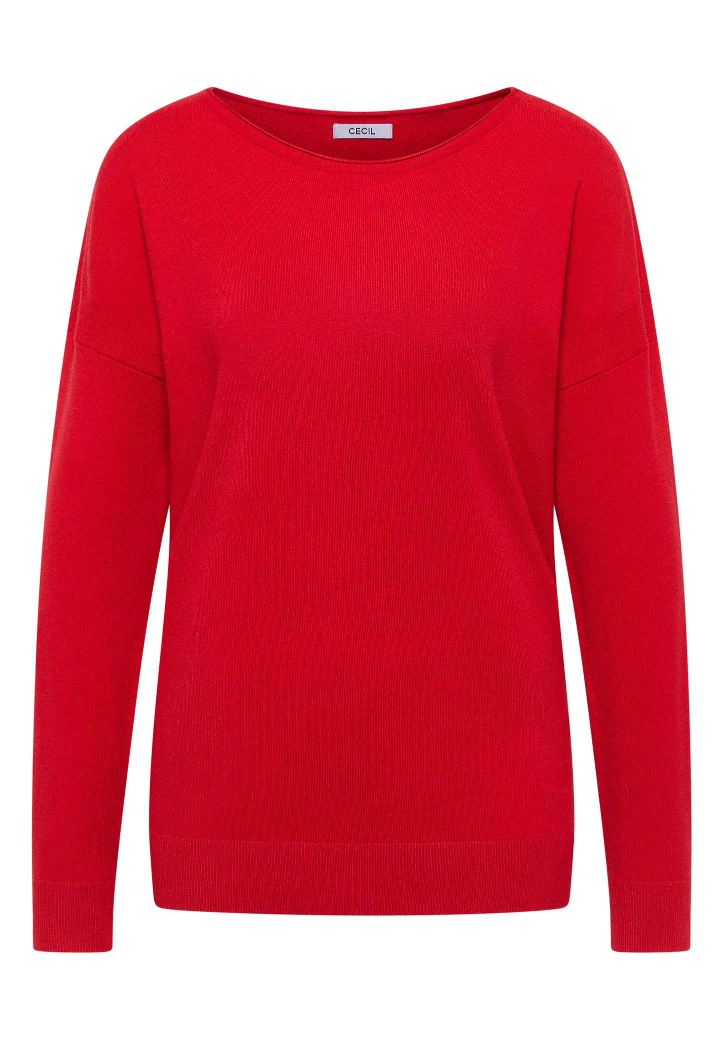 CECIL Pullover mit Strukturdetail - Farbe: fiery red