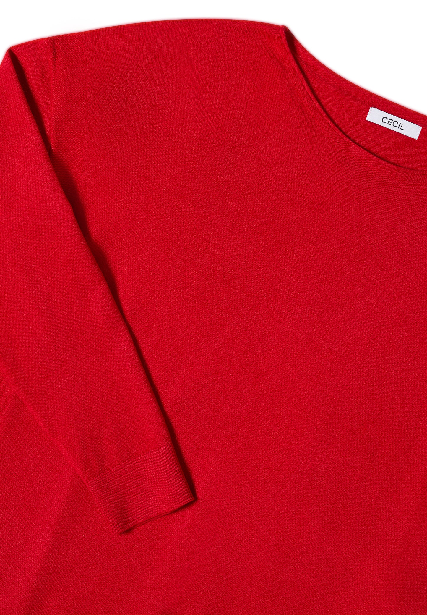 CECIL Pullover mit Strukturdetail - Farbe: fiery red