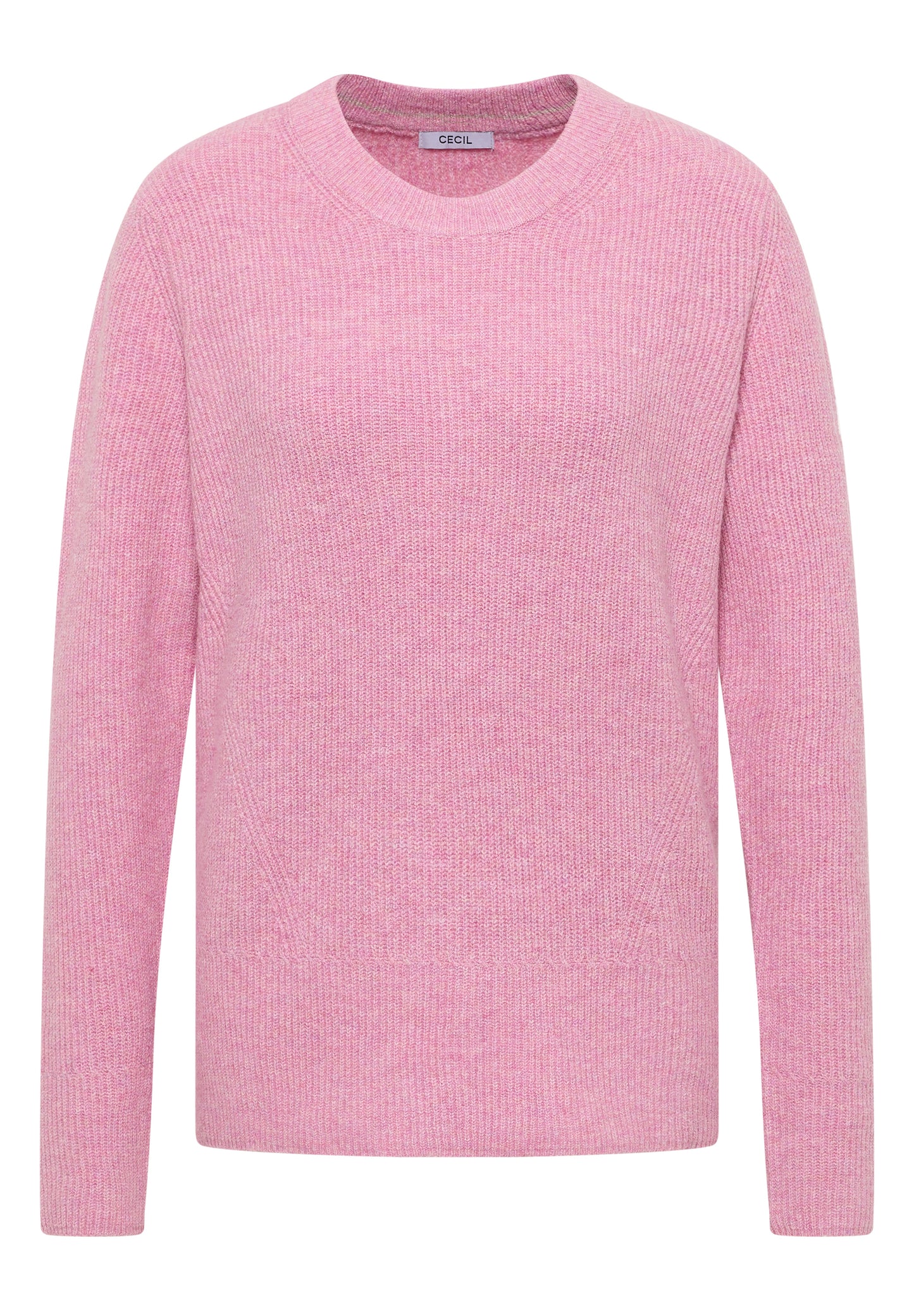 CECIL Pullover mit Strukturdetails - Farbe: dark blossom melange