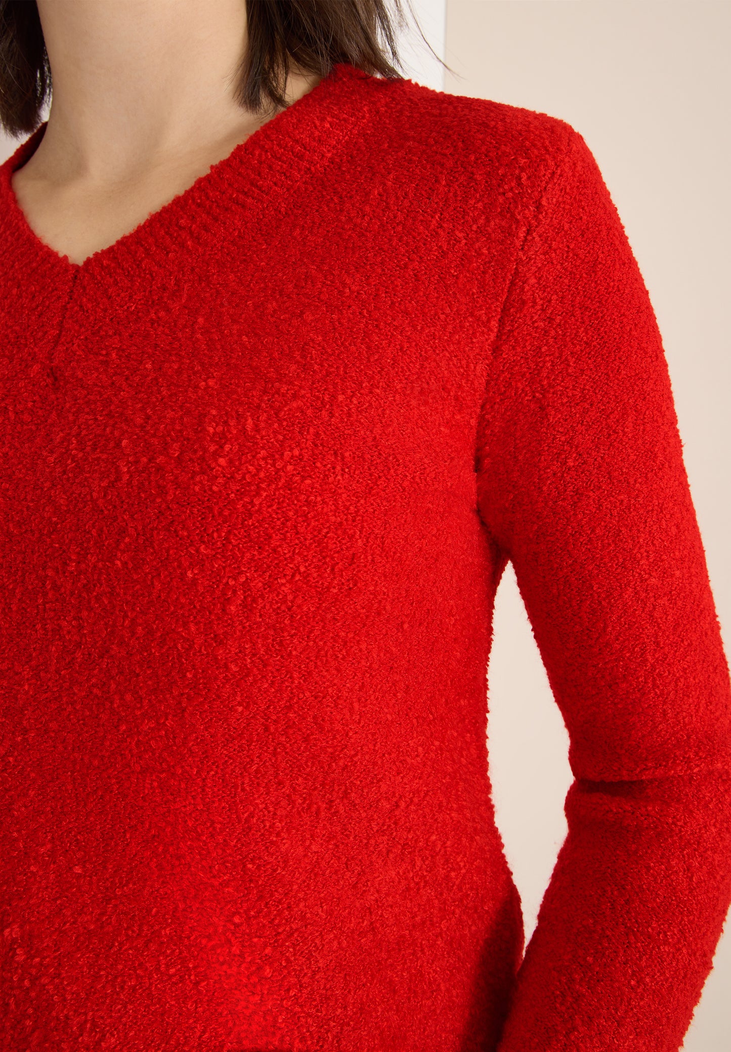 CECIL V-Neck Pullover - Farbe: pumkin orange
