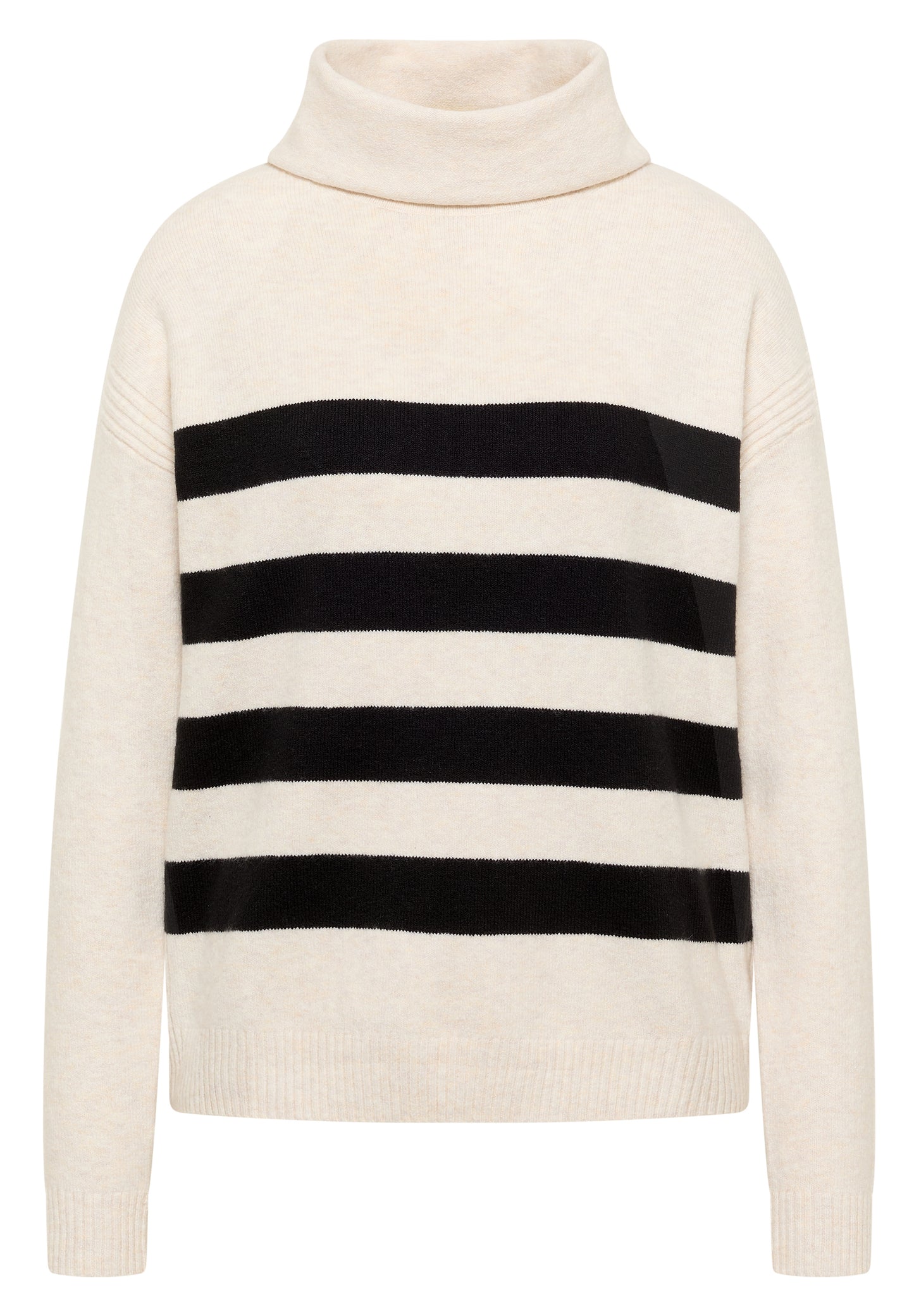 CECIL Softer Rollkragenpullover - Farbe: light greige melange